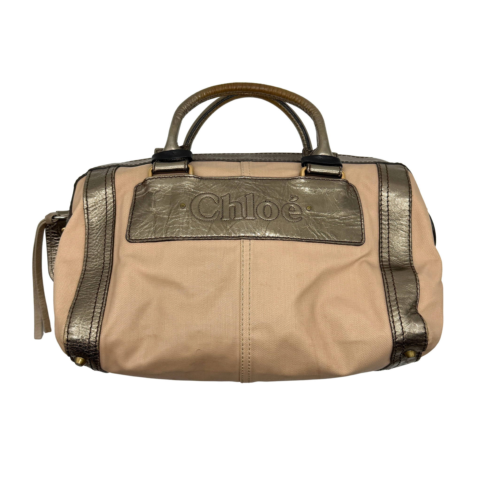 Chloe Harley Shoulder Bag Beige/Brown