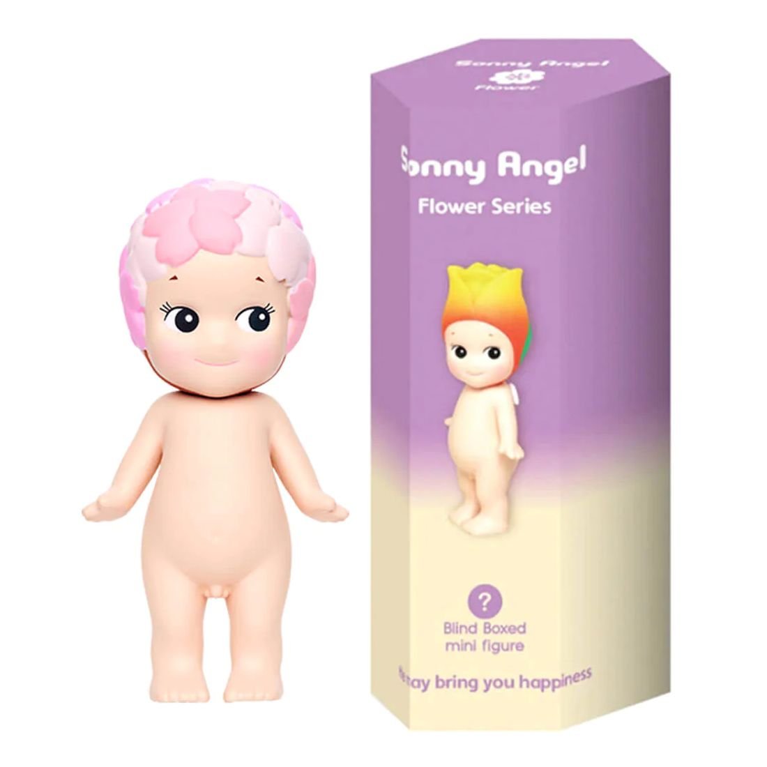 Sonny Angel collectible figure from Sonny Angel Flower Series, featuring a charming mini angel design with themed headgear.