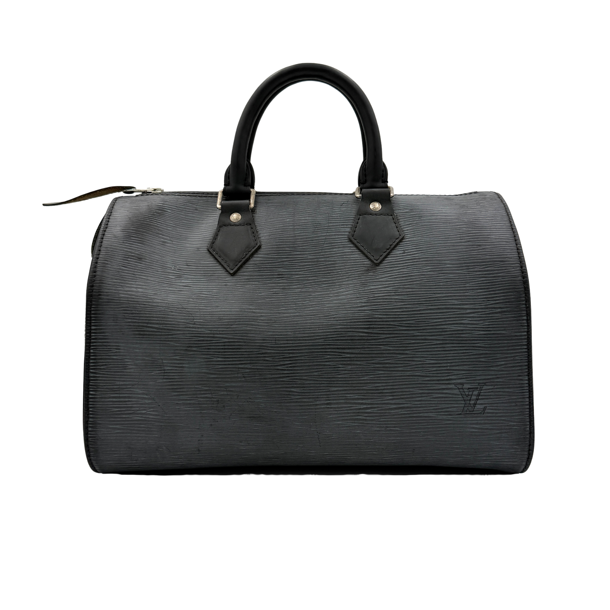 Louis Vuitton Epi Speedy 30 Handbag Black