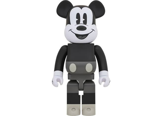 BE@RBRICK x Disney Mickey Mouse B&W 1000% Figure