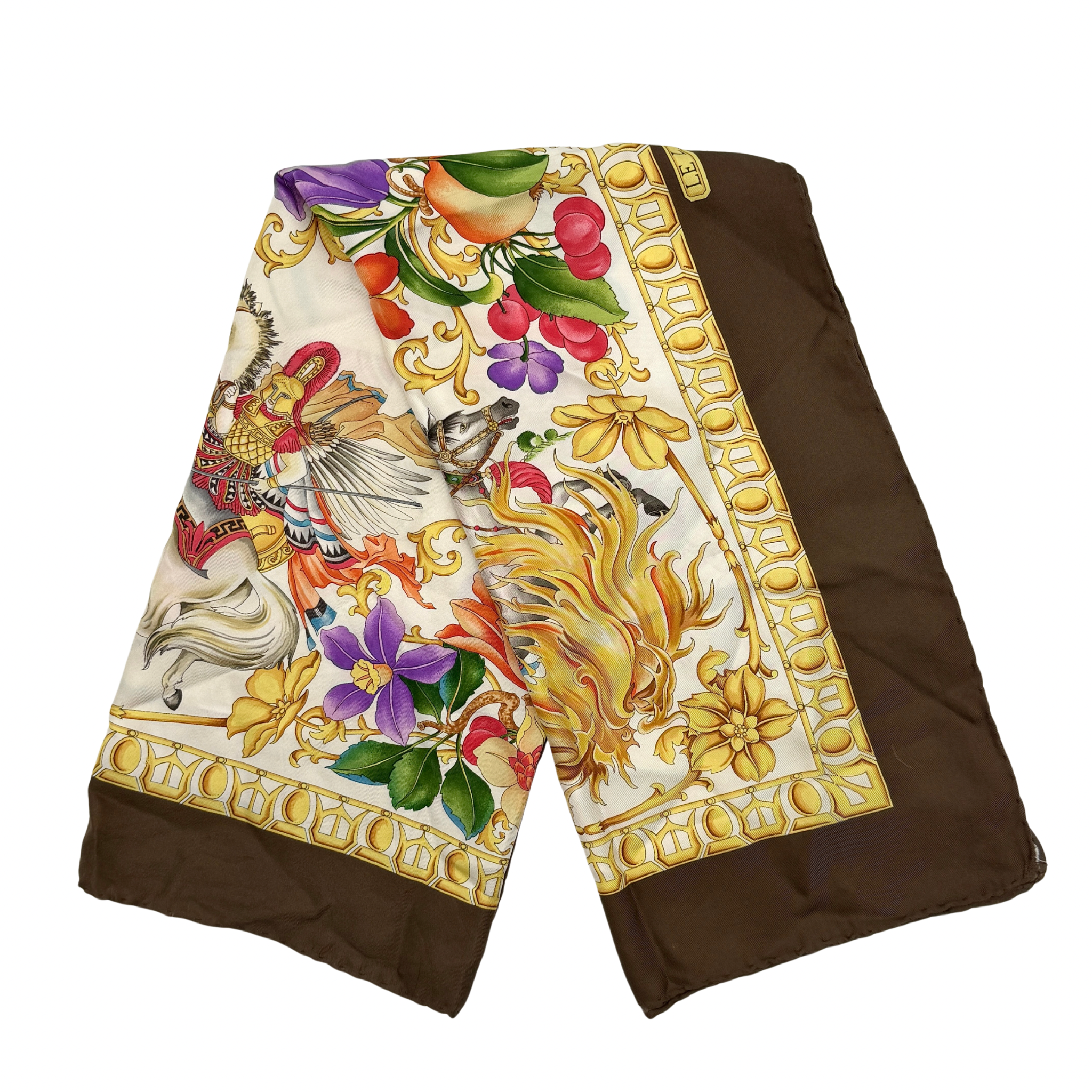 Gucci Le Leggende Silk Scarf Multicolor