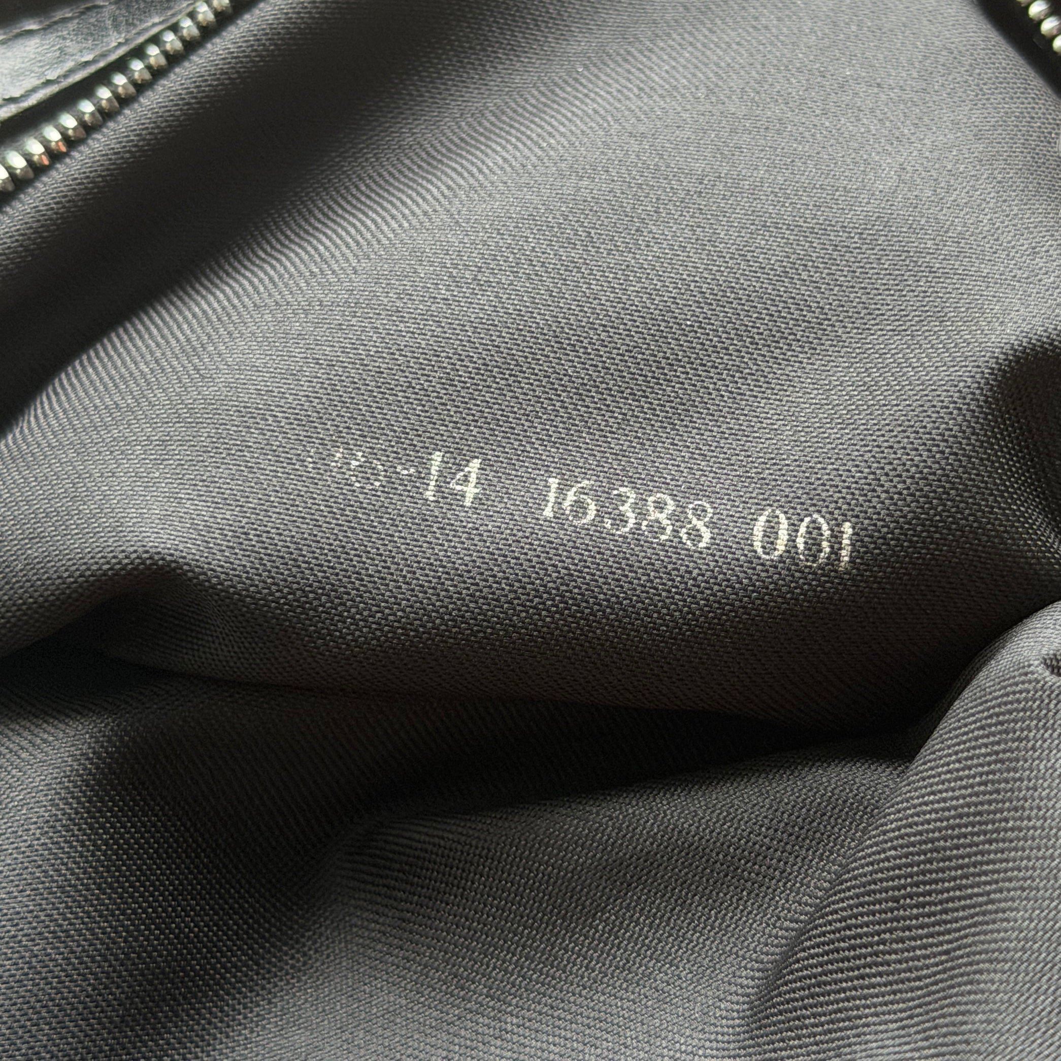 Fendi Zucca FF Nylon Shoulder Bag Black