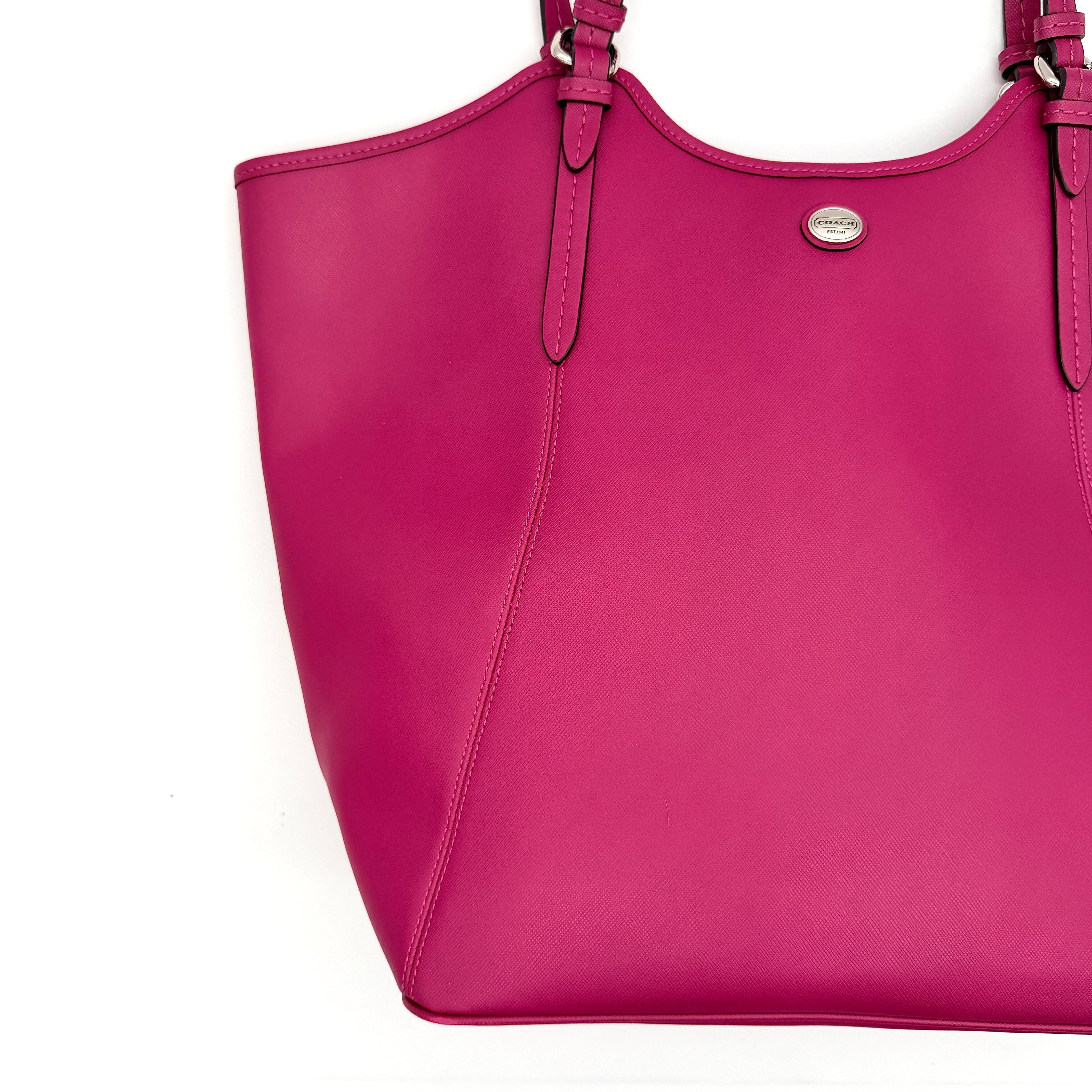 Coach Peyton Leather Tote Bag Pink