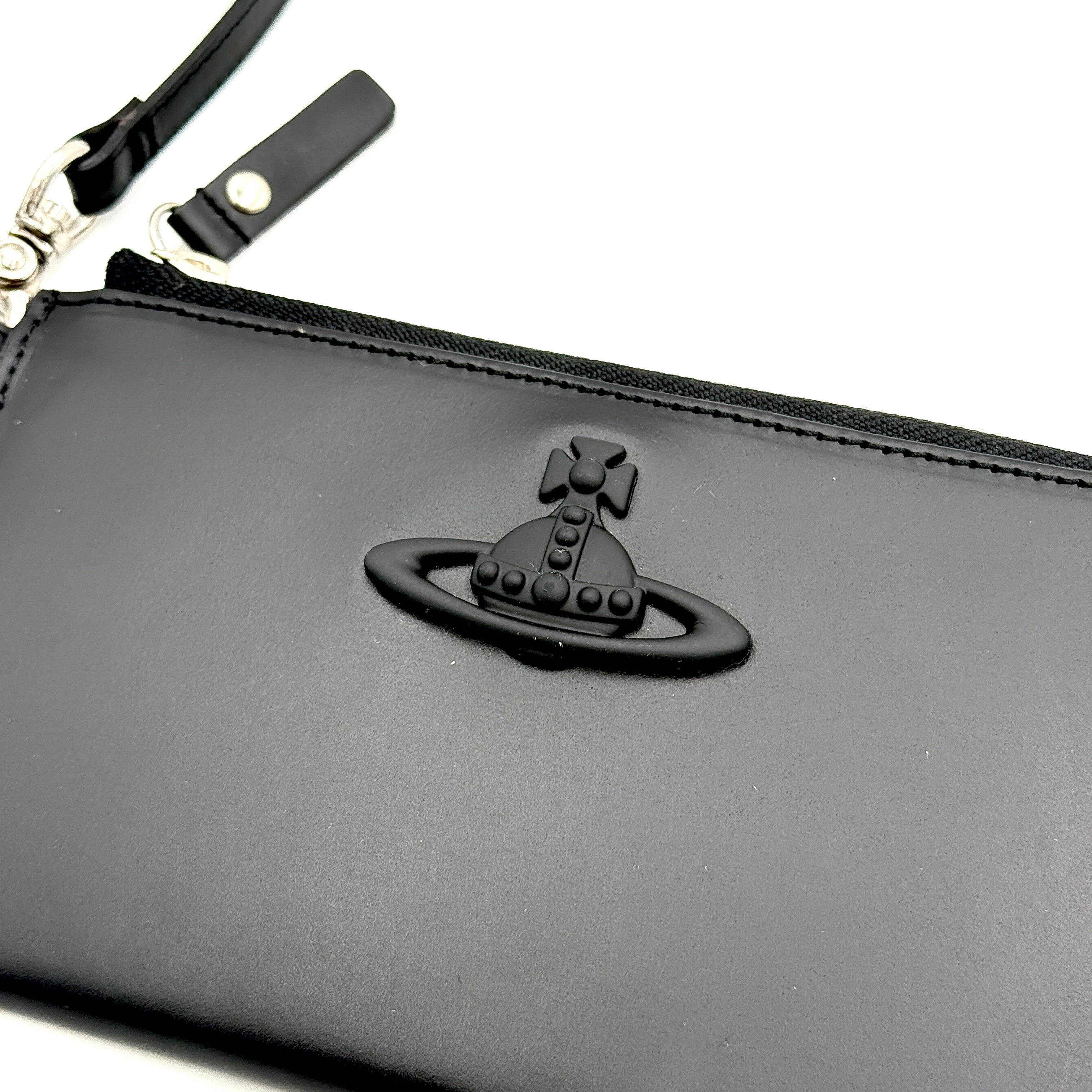 Vivienne Westwood Orb Wristlet Wallet Black