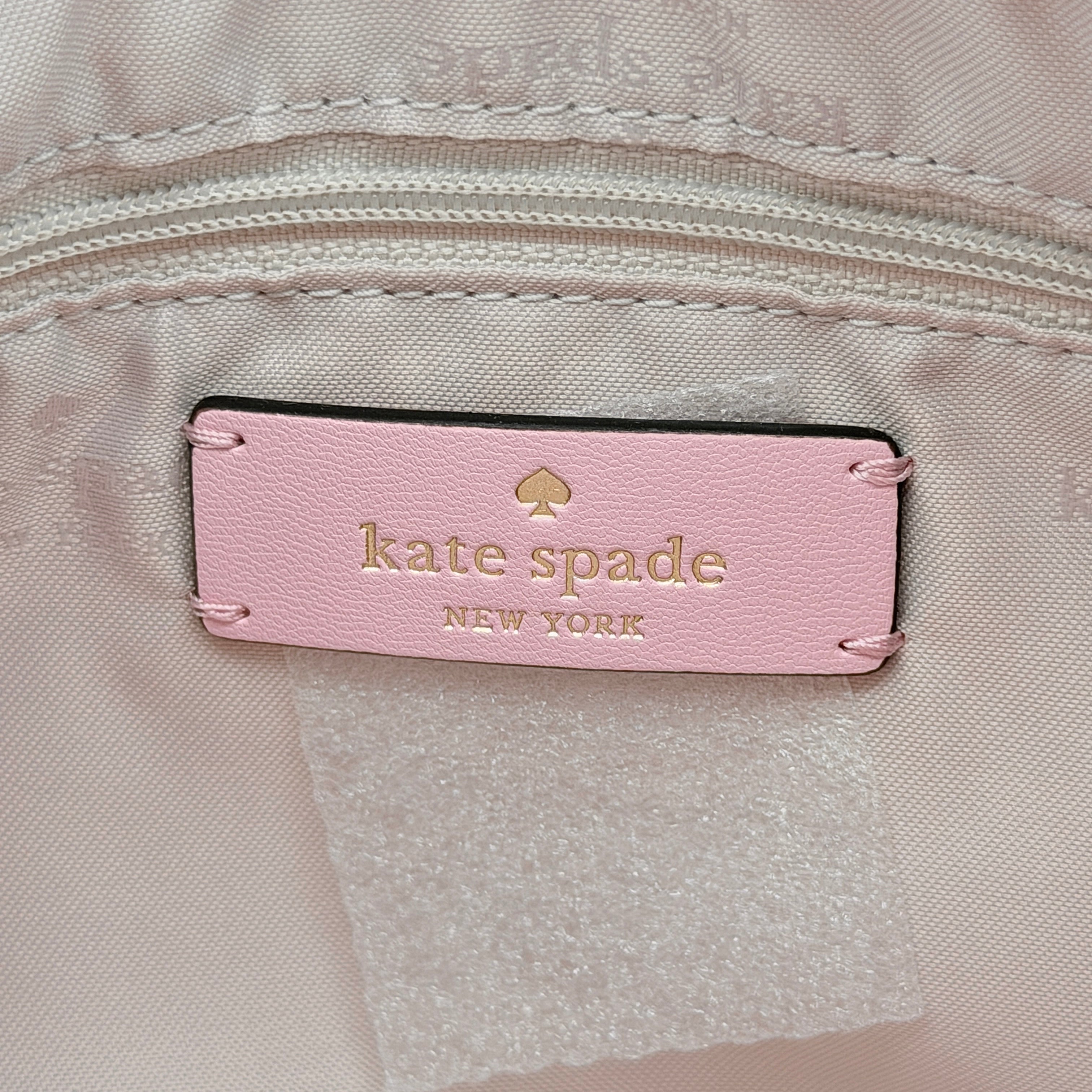 Kate Spade 2Way Spade Flower Quilted Nylon Shoulder Bag Pink