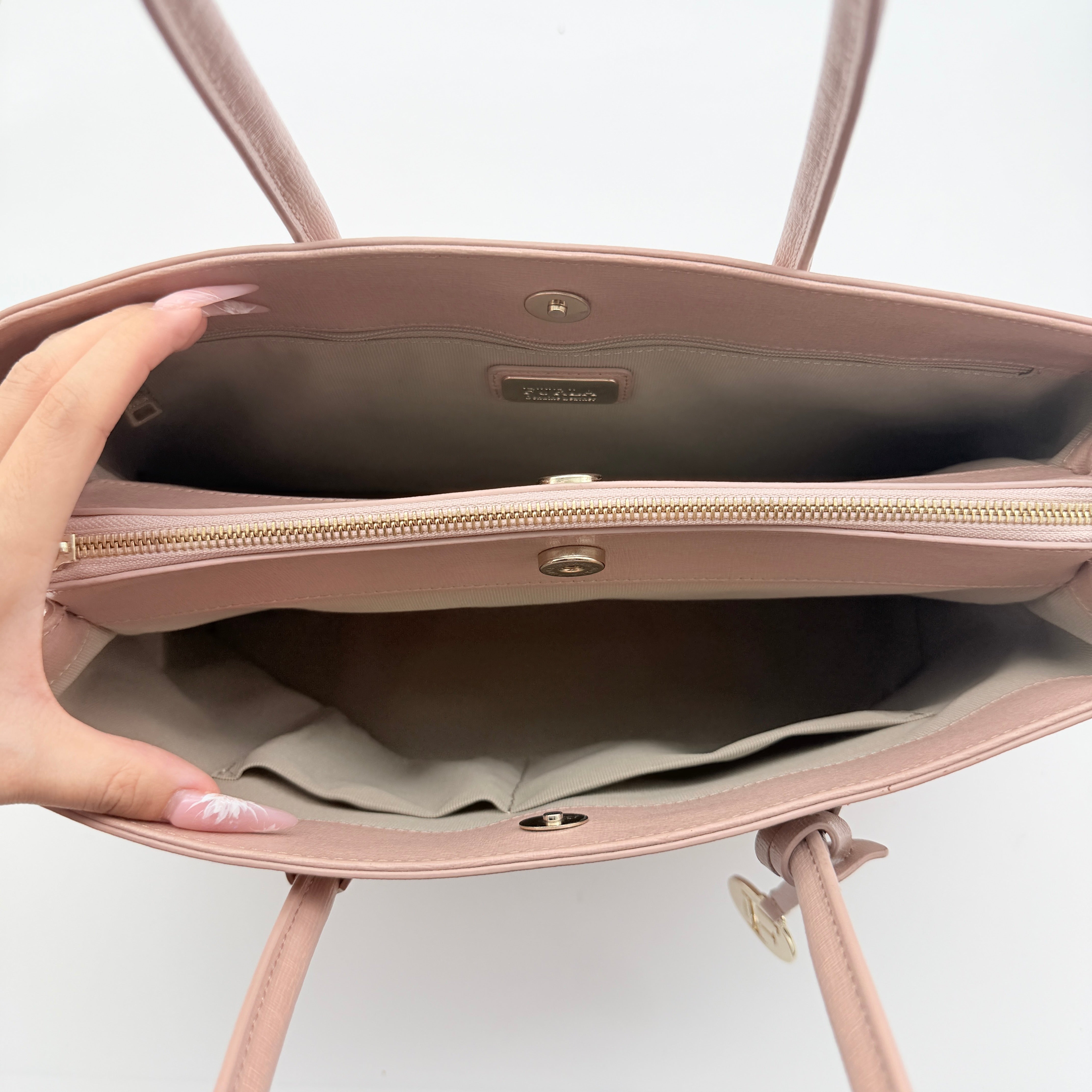 Furla Tessa Handbag Light Pink