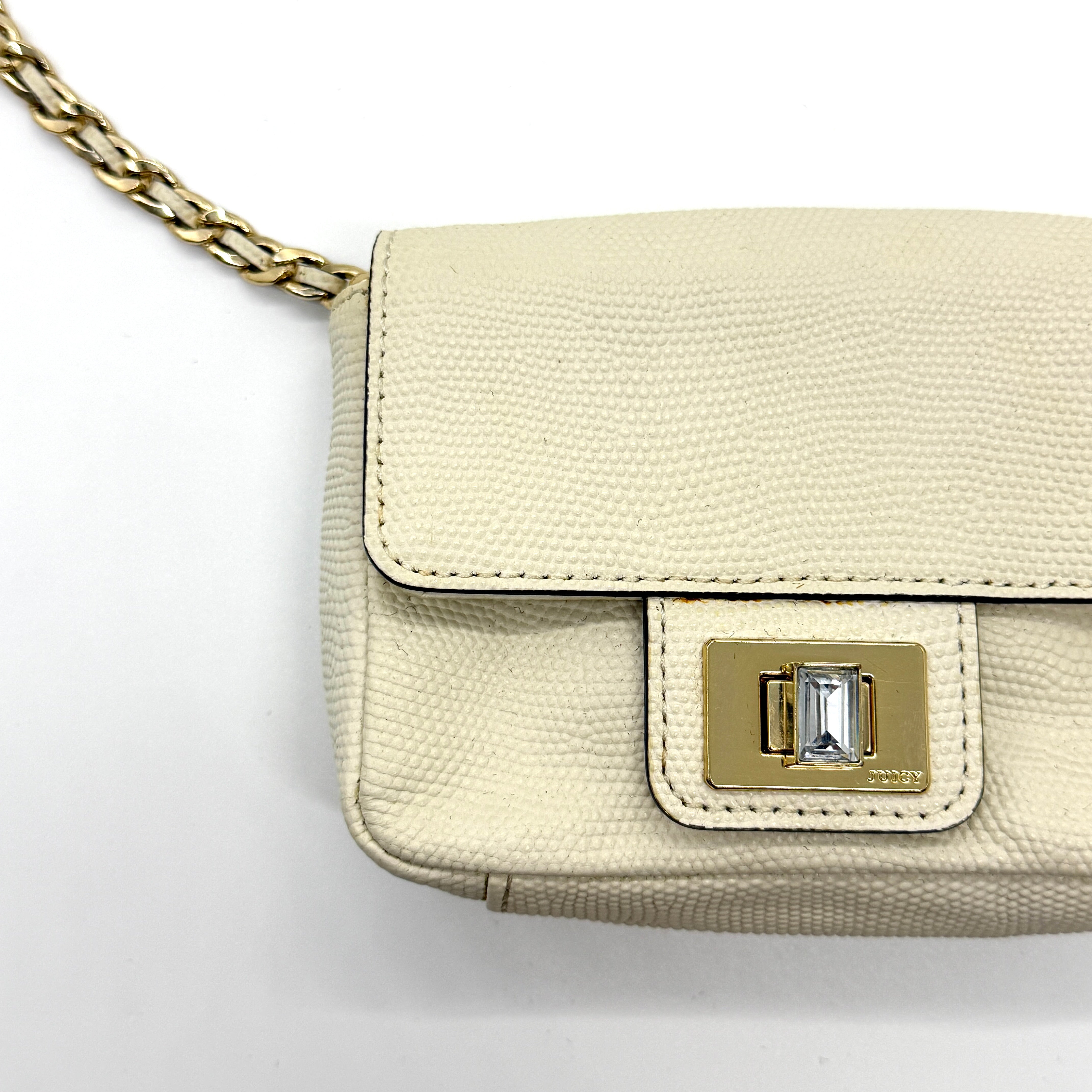 Juicy Couture Mini Crossbody Bag Cream