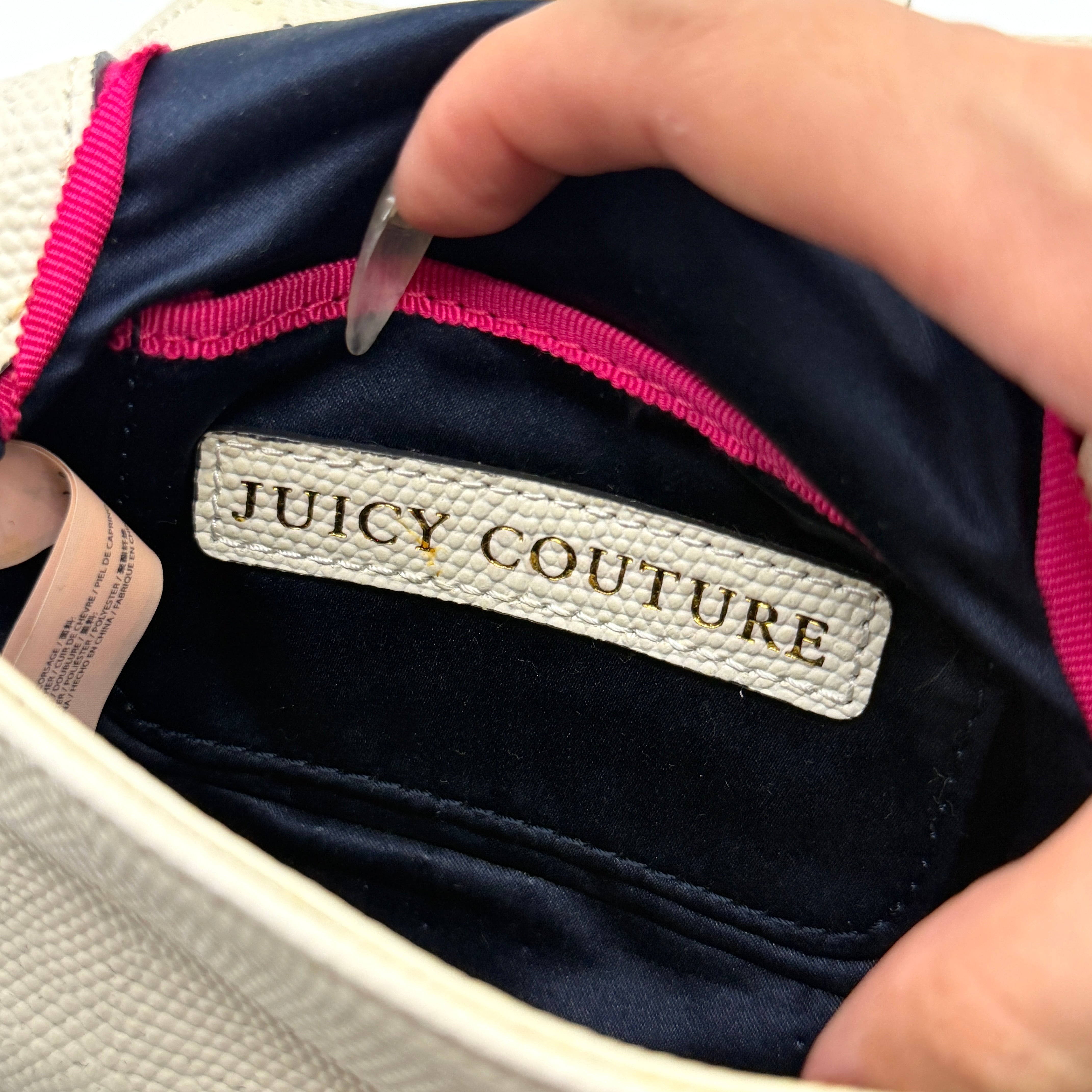 Juicy Couture Mini Crossbody Bag Cream