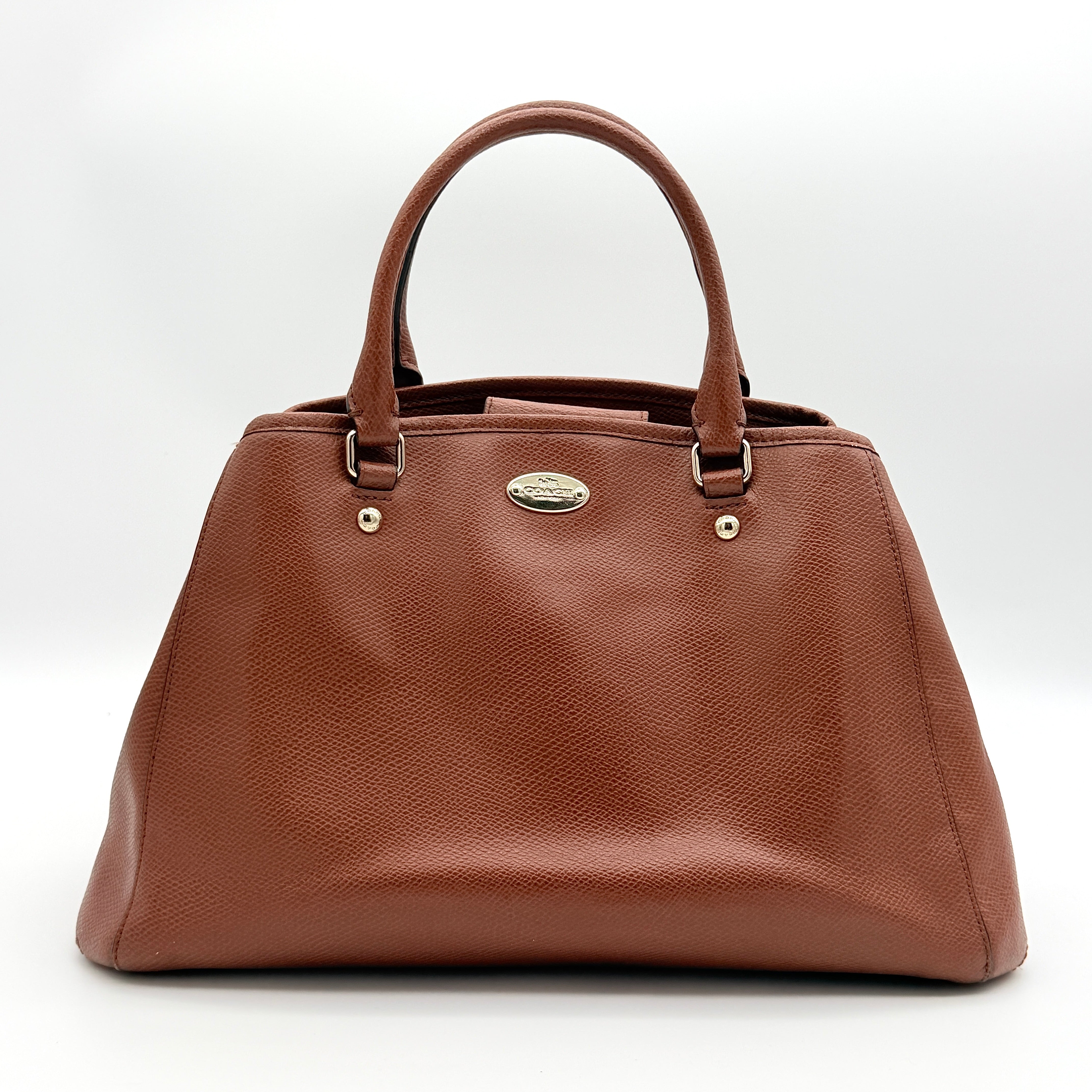 Coach Margot Carryall Handbag Brown