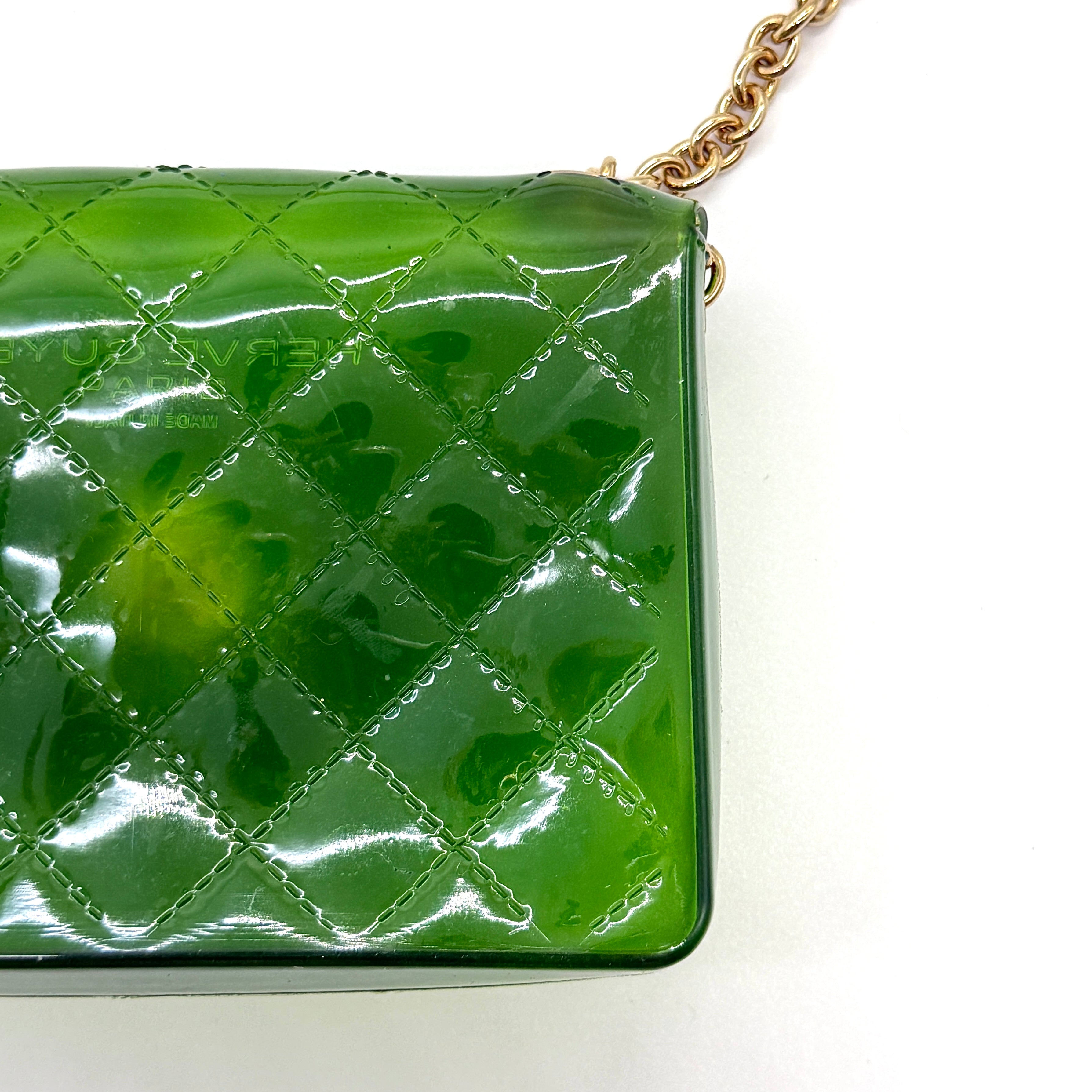Herve Guyel Jelly Mini Crossbody Bag Green