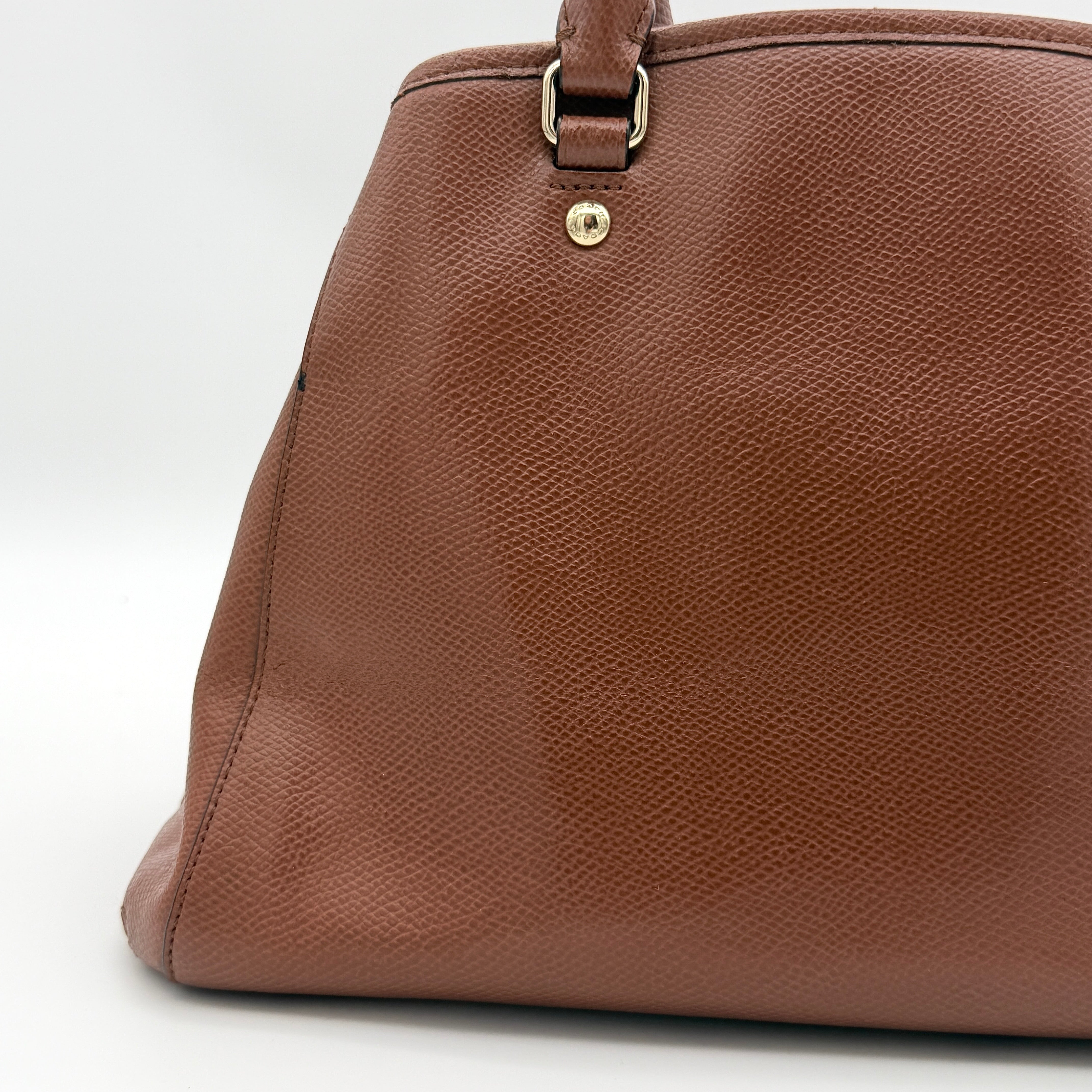 Coach Margot Carryall Handbag Brown