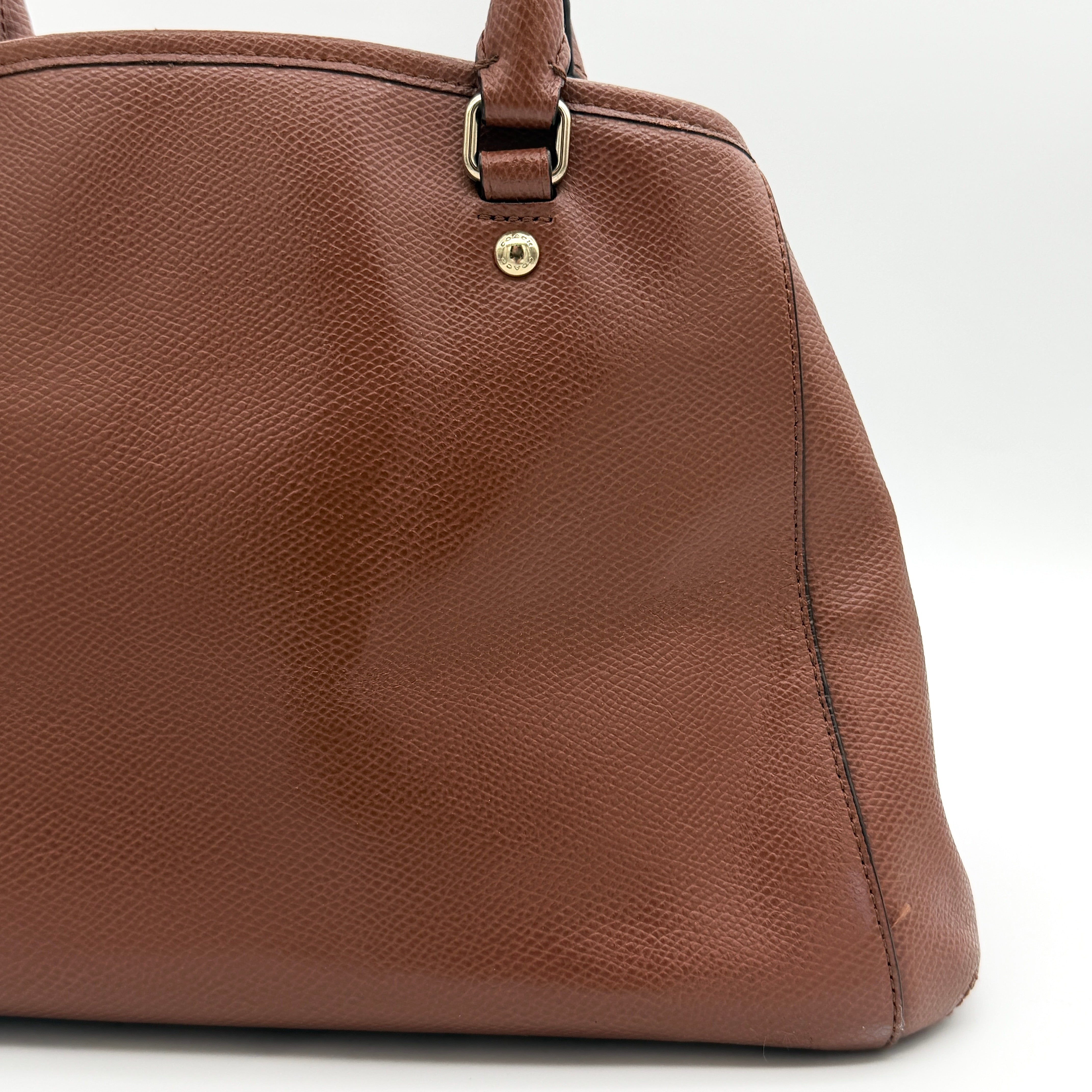 Coach Margot Carryall Handbag Brown