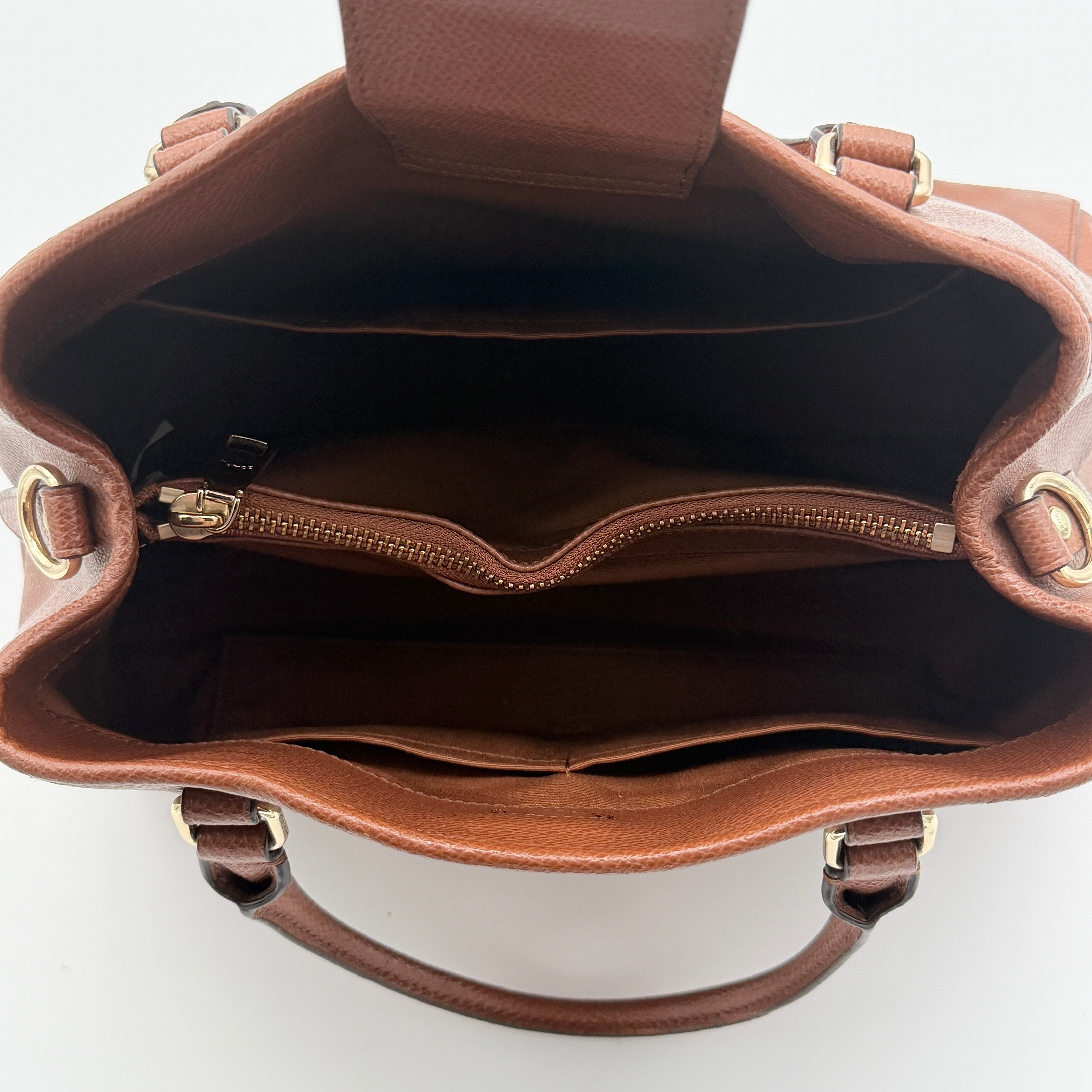 Coach Margot Carryall Handbag Brown