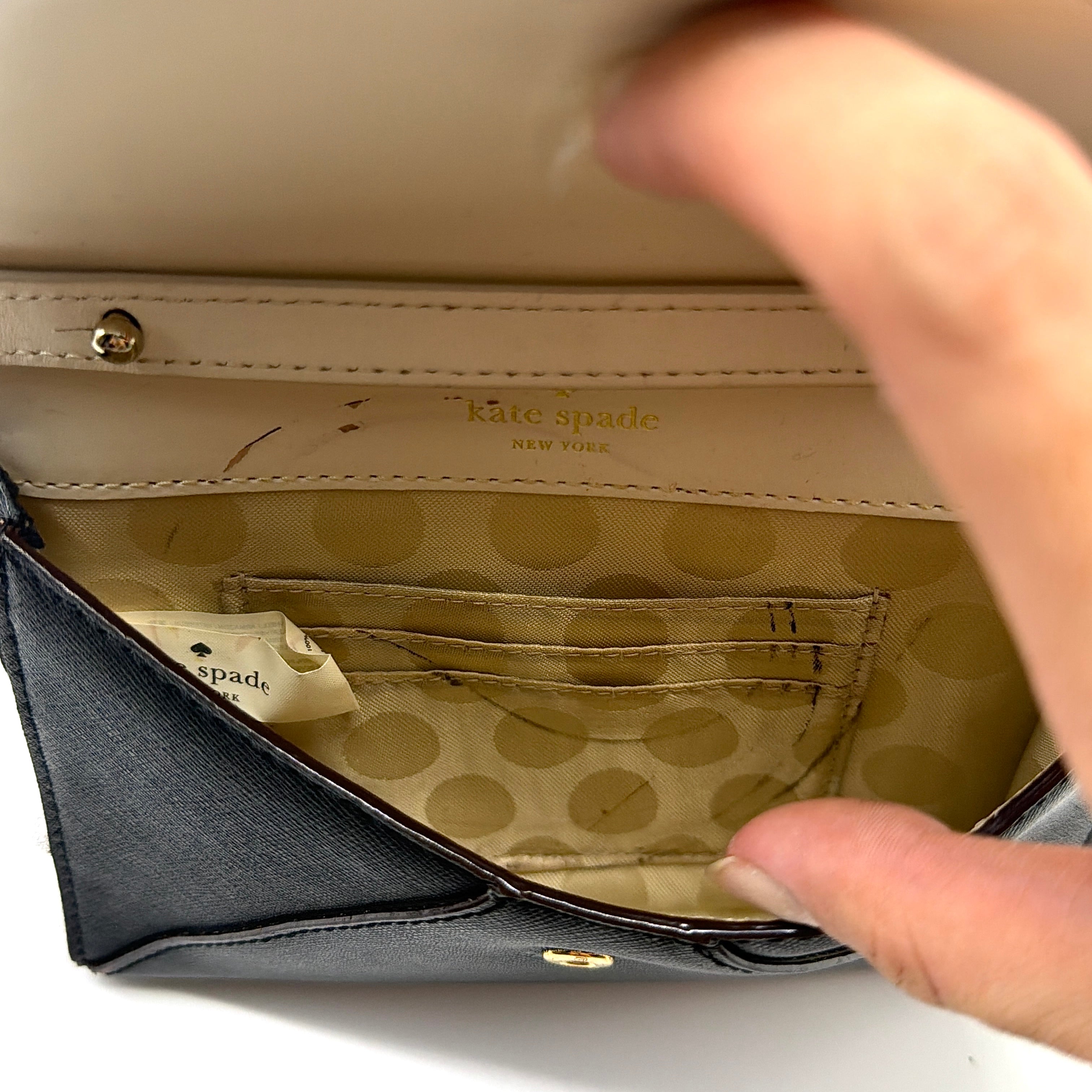 Kate Spade Cedar Street Monday Envelope Crossbody Bag Black