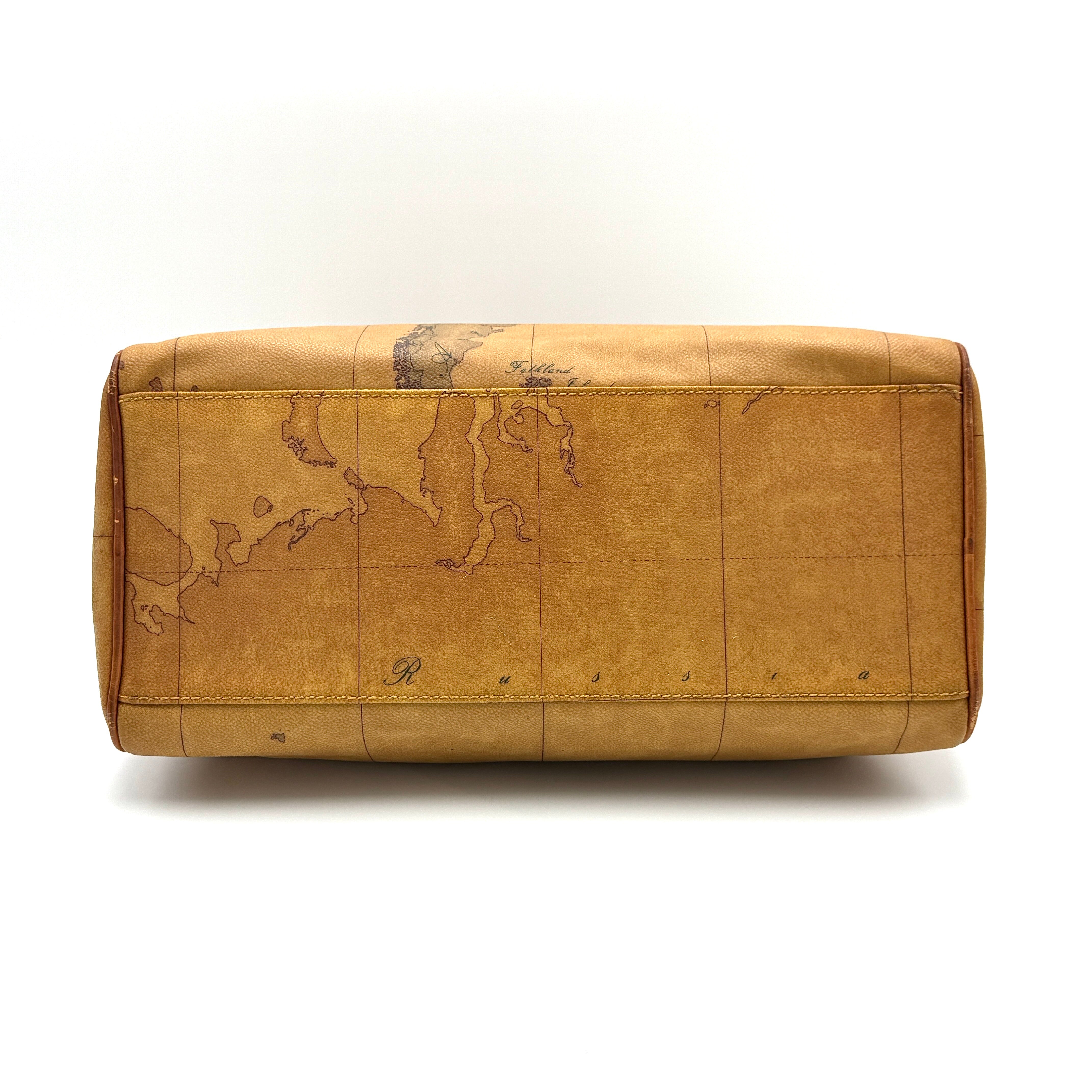 Alviero Martini 1A Classe Geo Boston Bag Tan