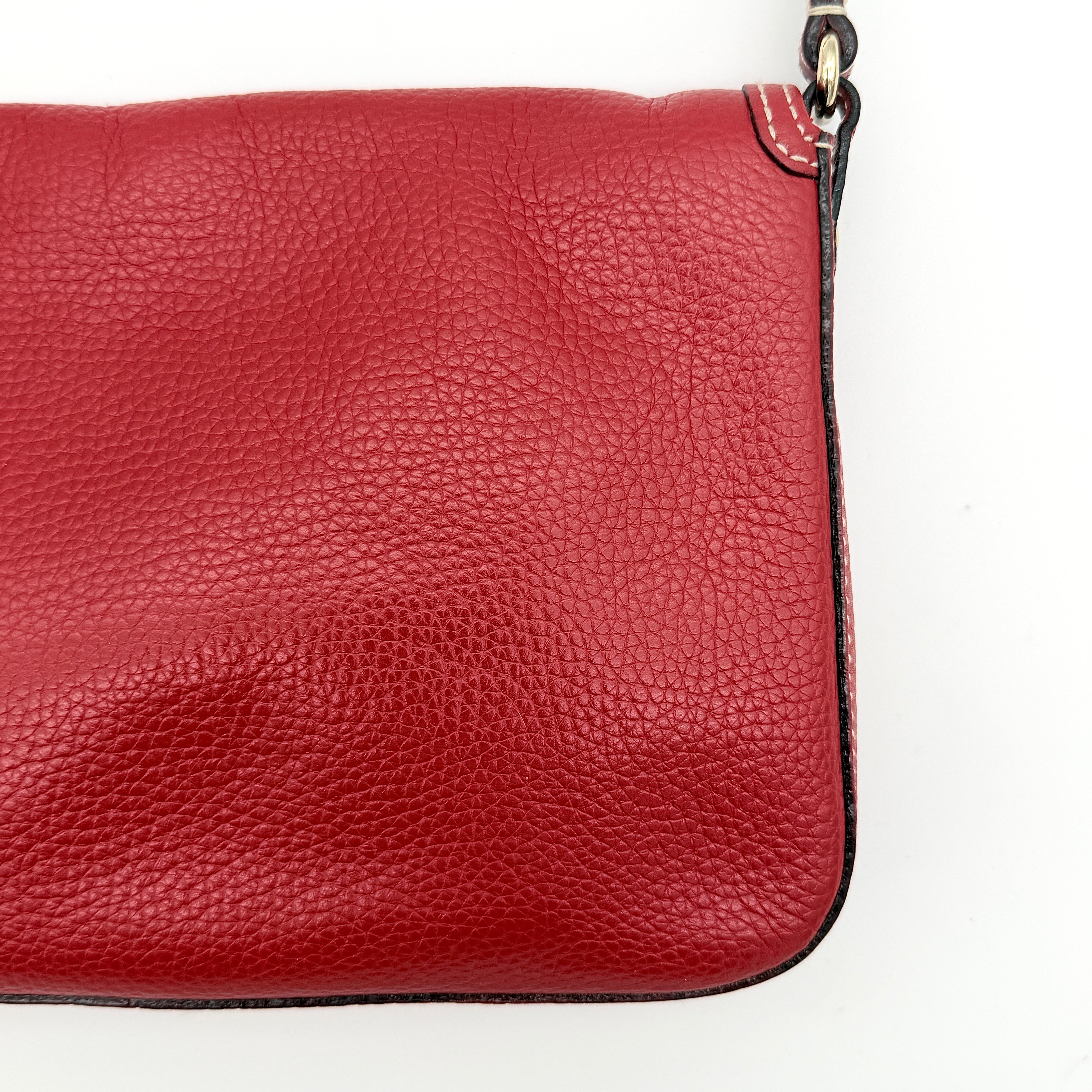 Kate Spade Bea Tarrytown Baguette Shoulder Bag Red