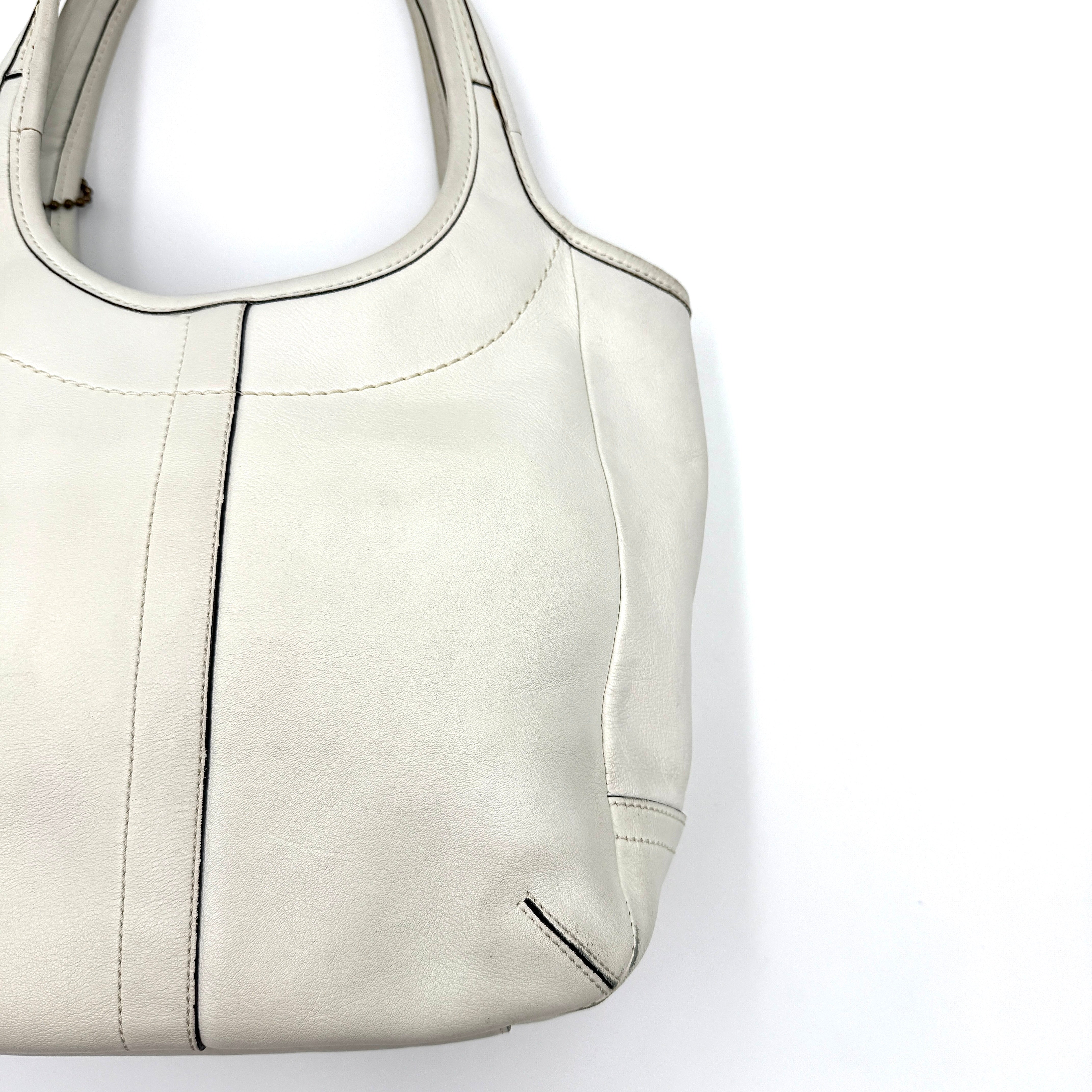 Coach Legacy Ergo Hobo Shoulder Bag White
