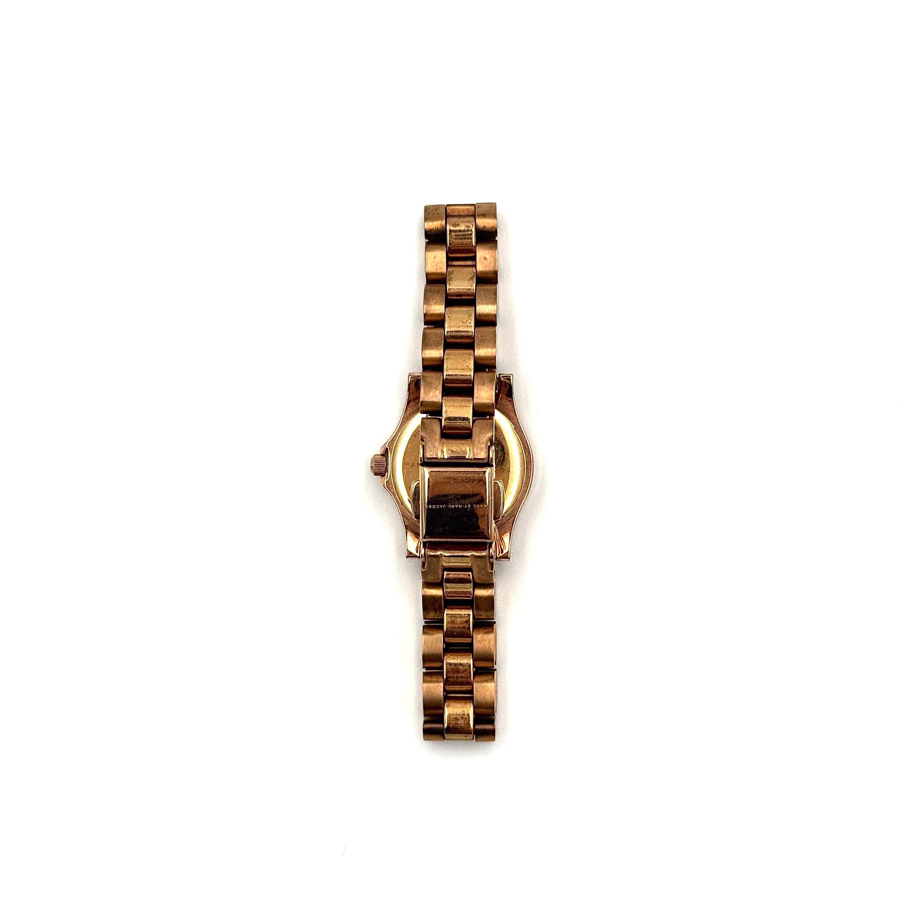 Marc Jacobs Henry Dinky Rose Gold Dial Gold Watch