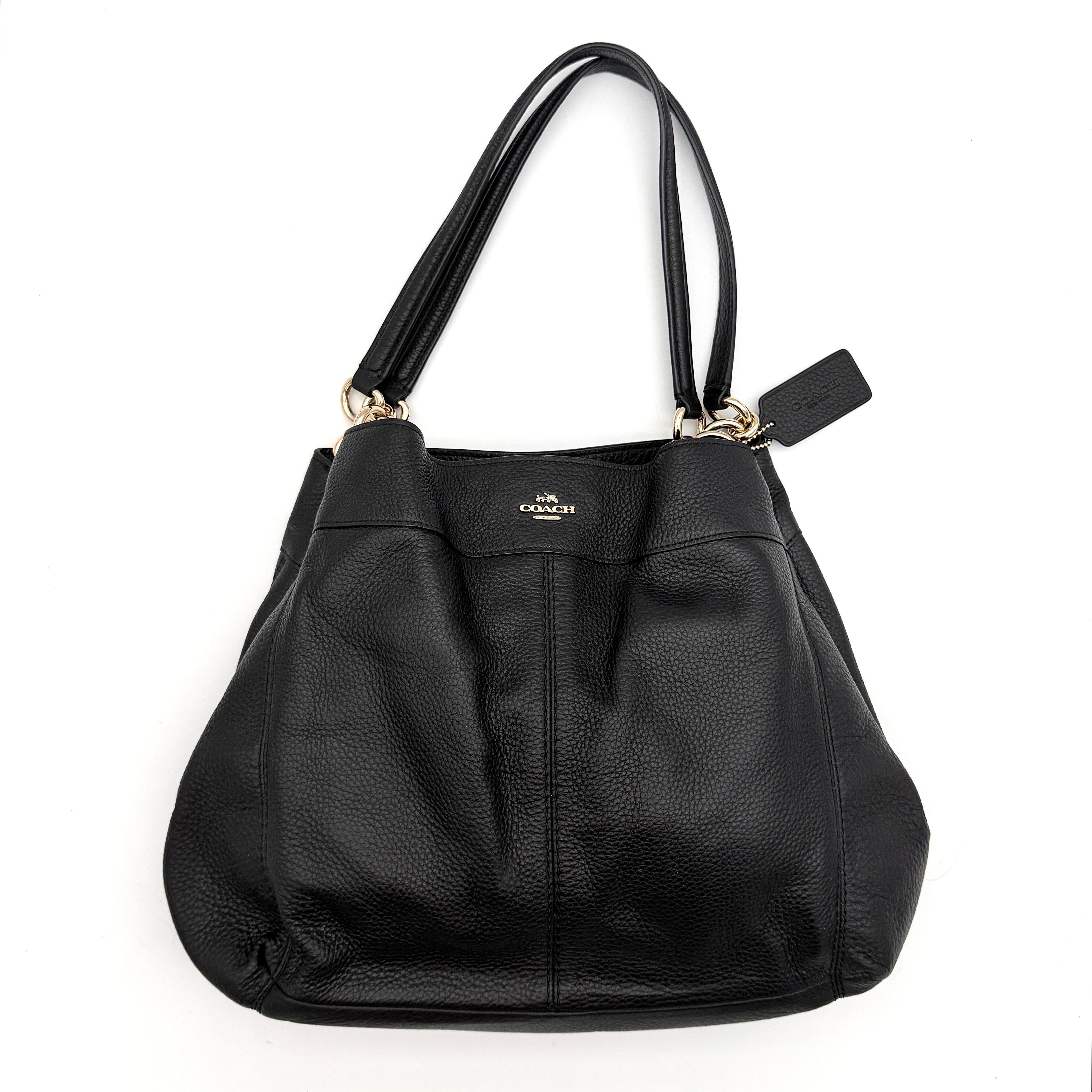 Coach Signature Lexy Shoulder Bag Black