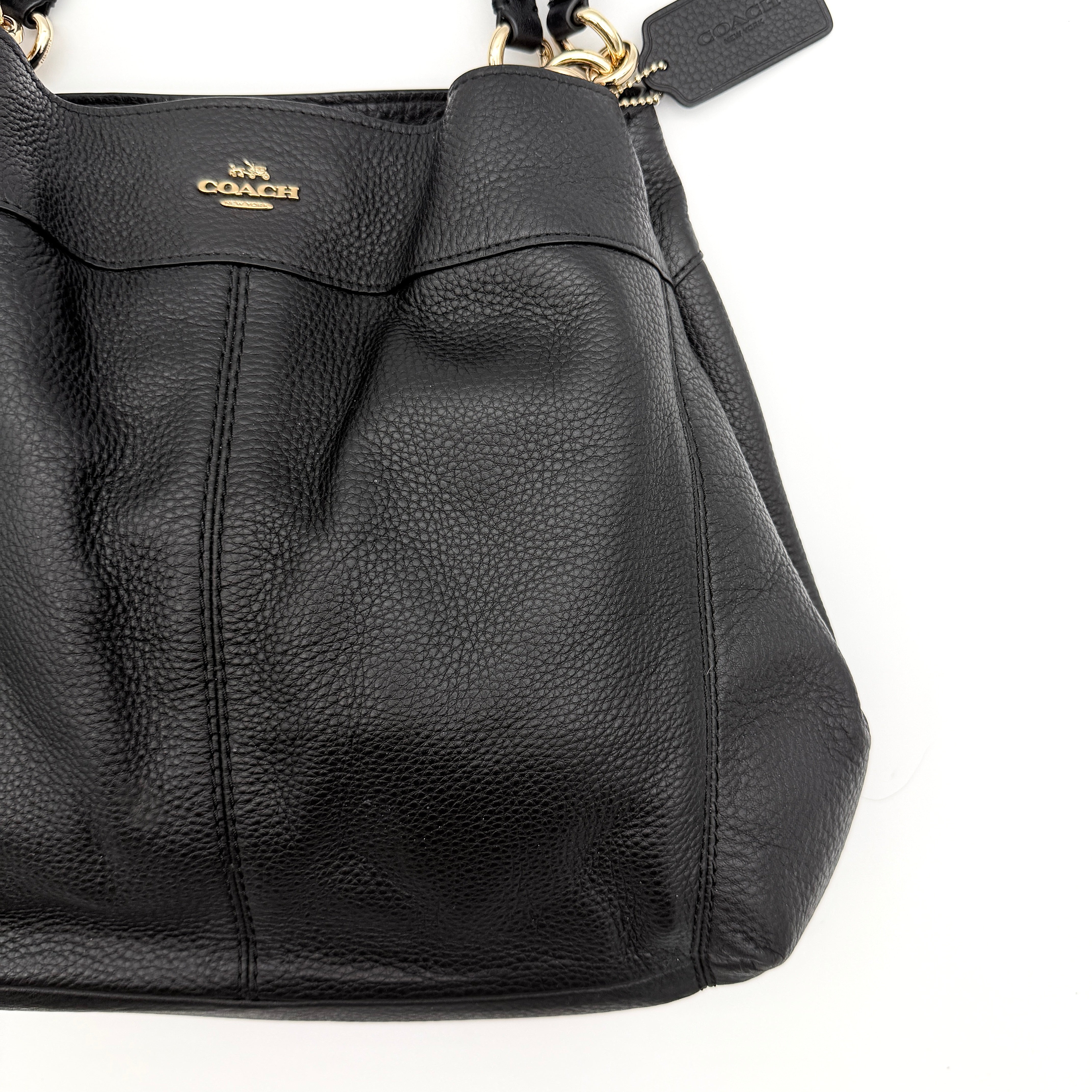 Coach Signature Lexy Shoulder Bag Black