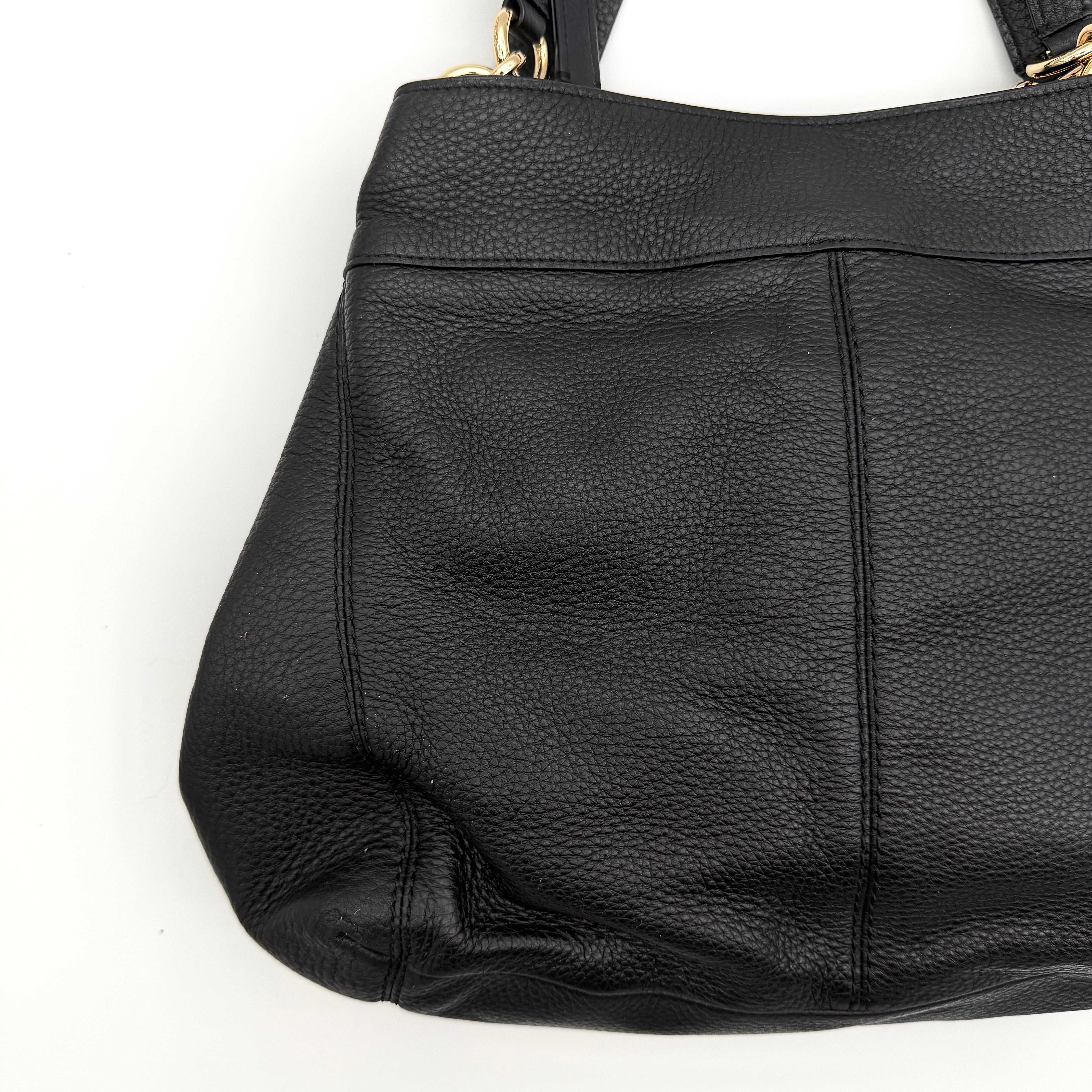Coach Signature Lexy Shoulder Bag Black