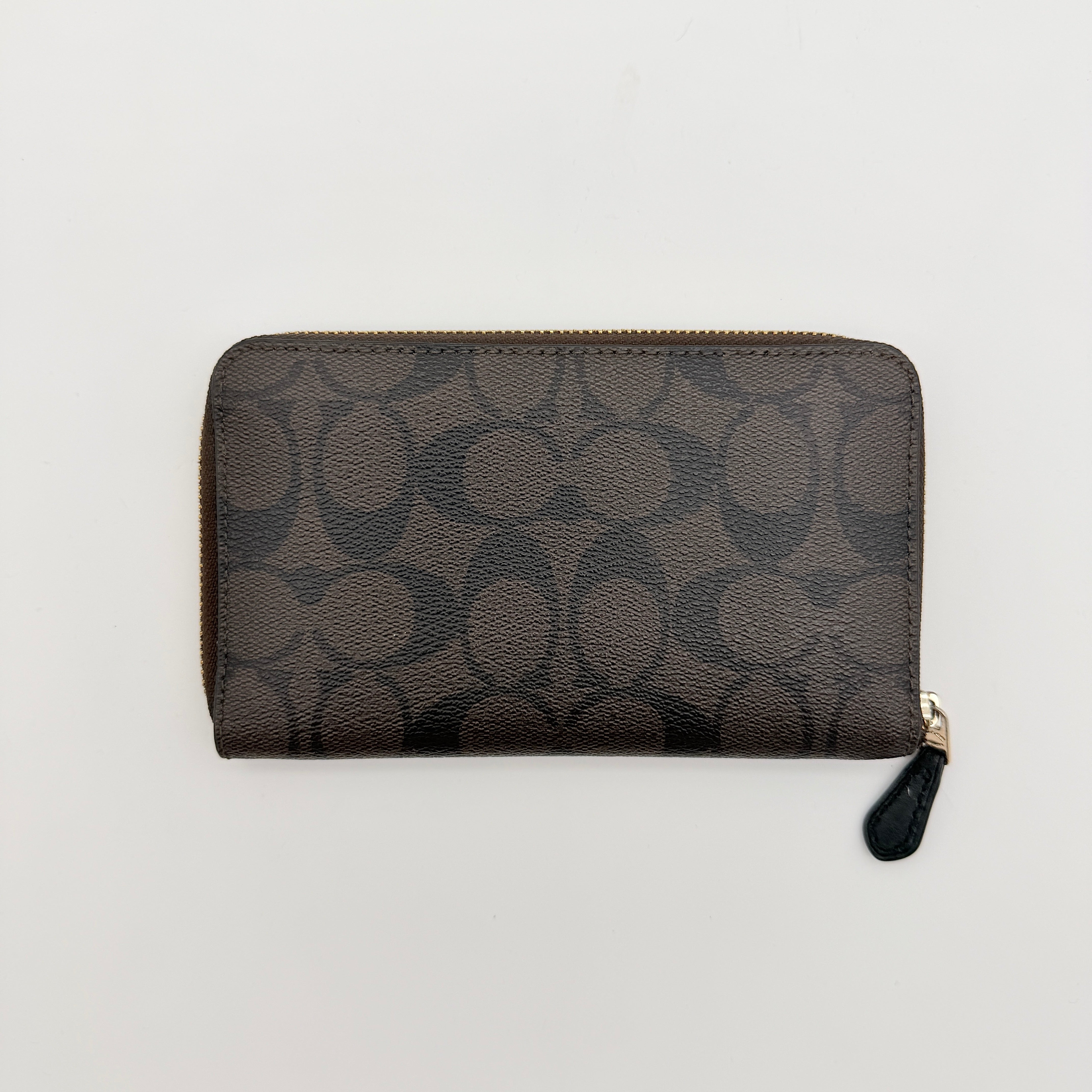 Coach Medium ID Zip Wallet Brown