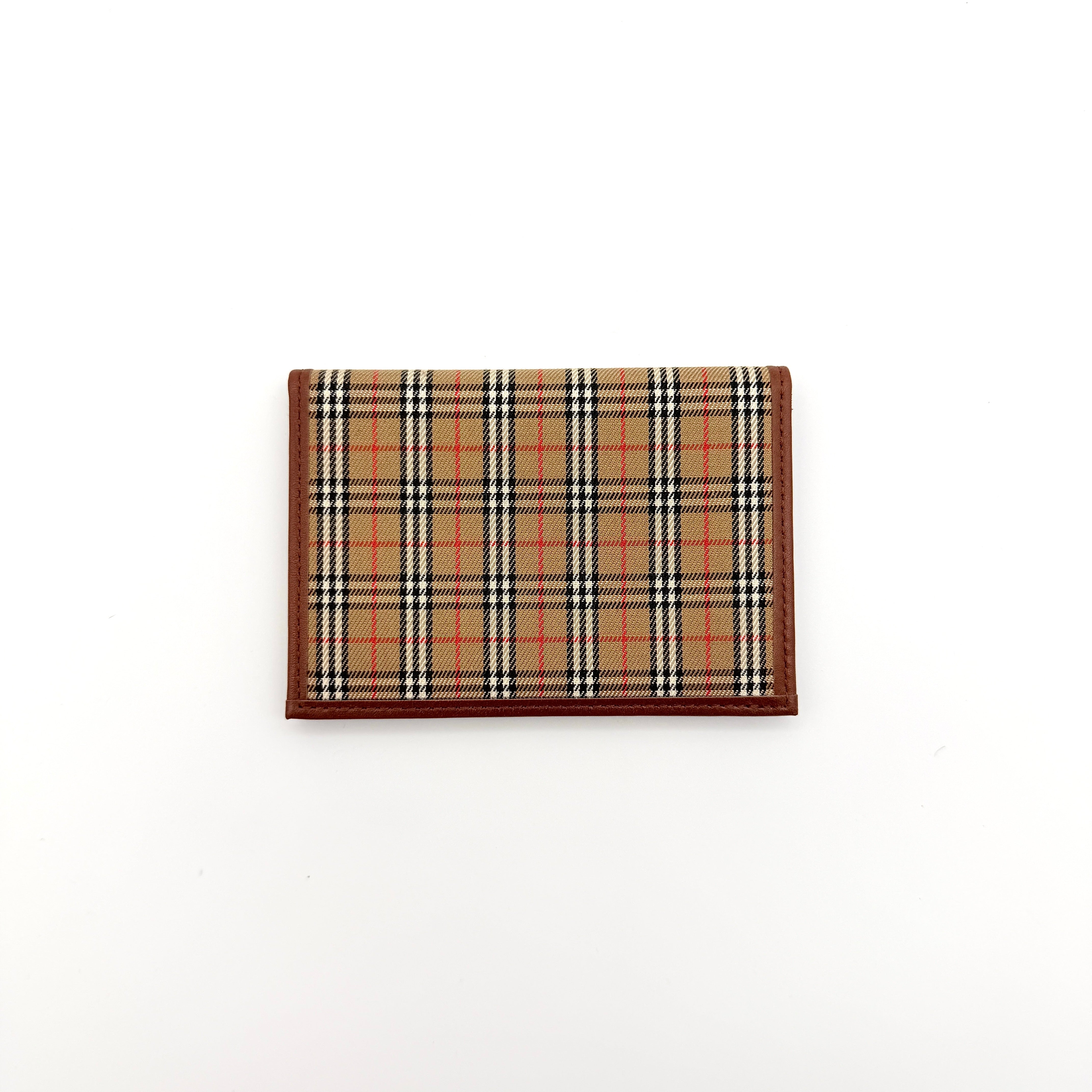 Burberry Nova Check Cardholder Beige