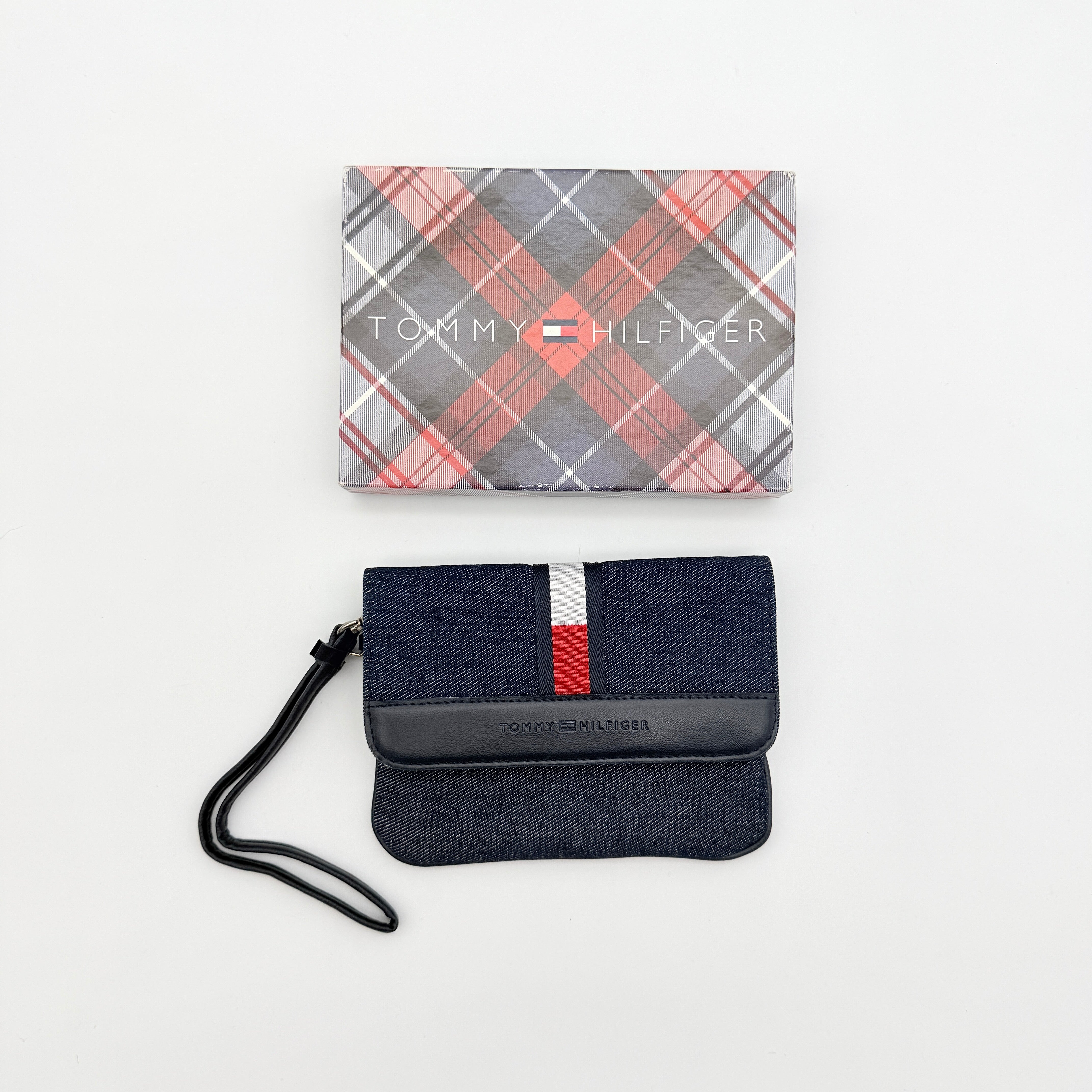 Tommy Hilfiger Denim Wristlet Blue