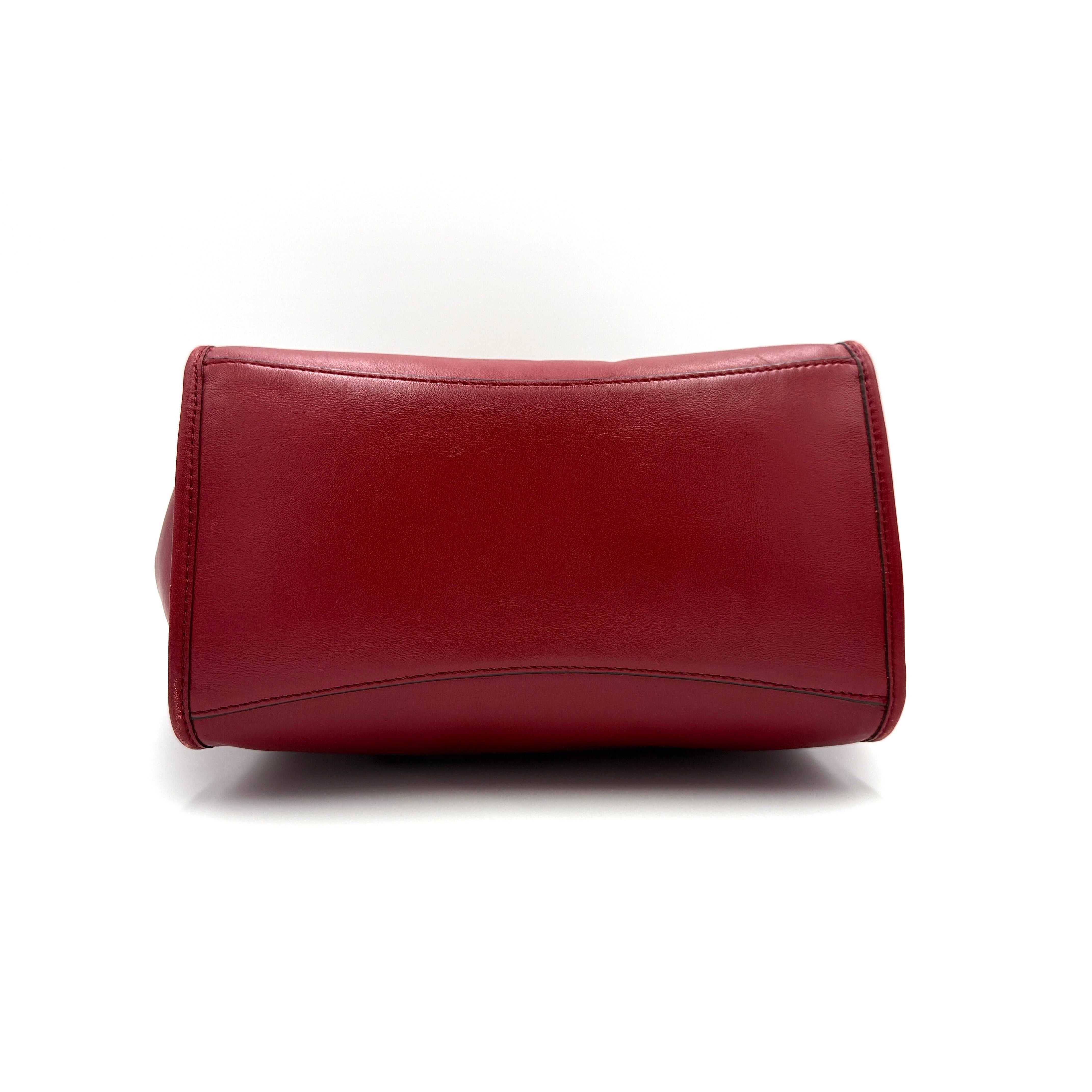 Coach 2Way Mini Crosby Carryall Handbag Red