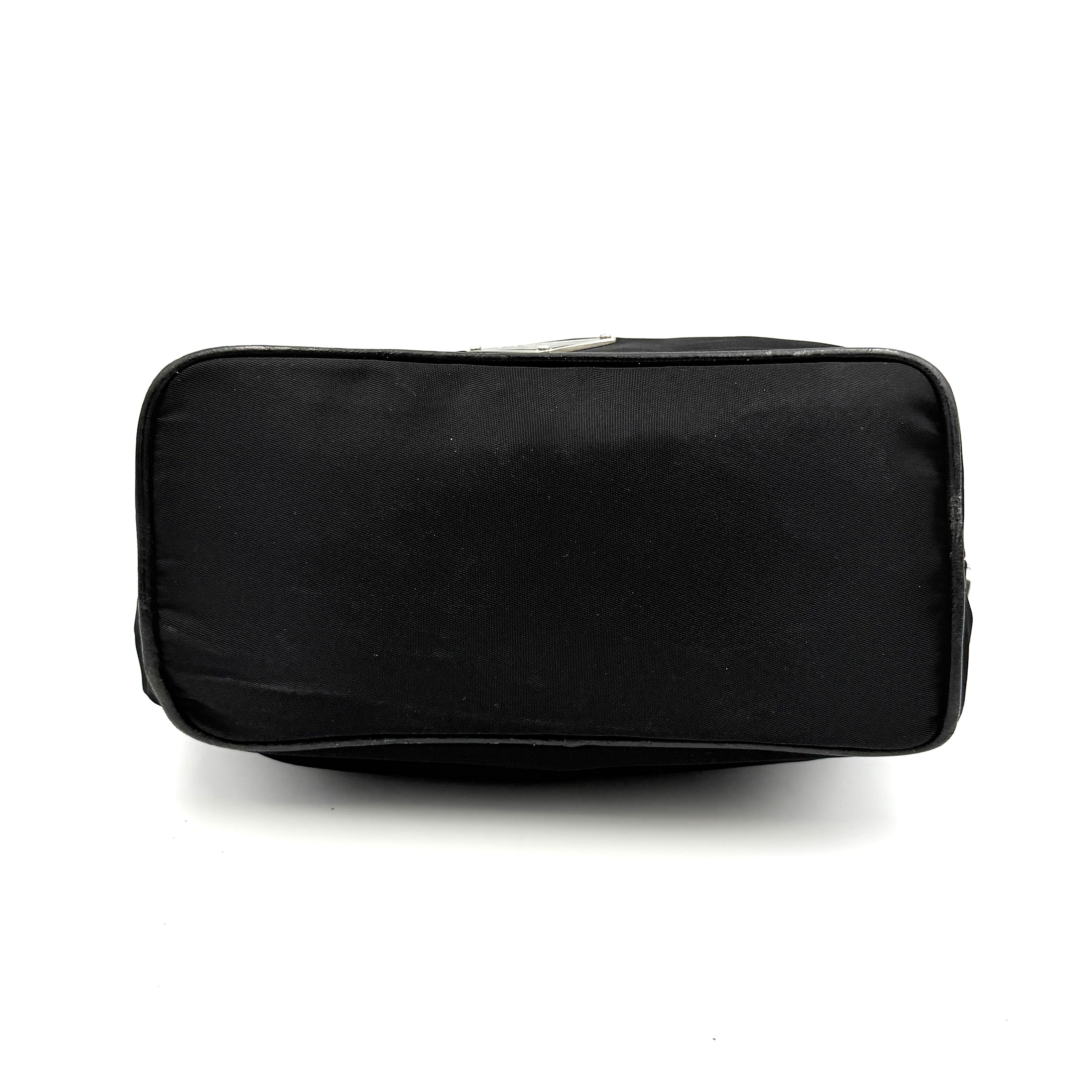 Prada Tessuto Nylon Nero Hobo Shoulder Bag Black
