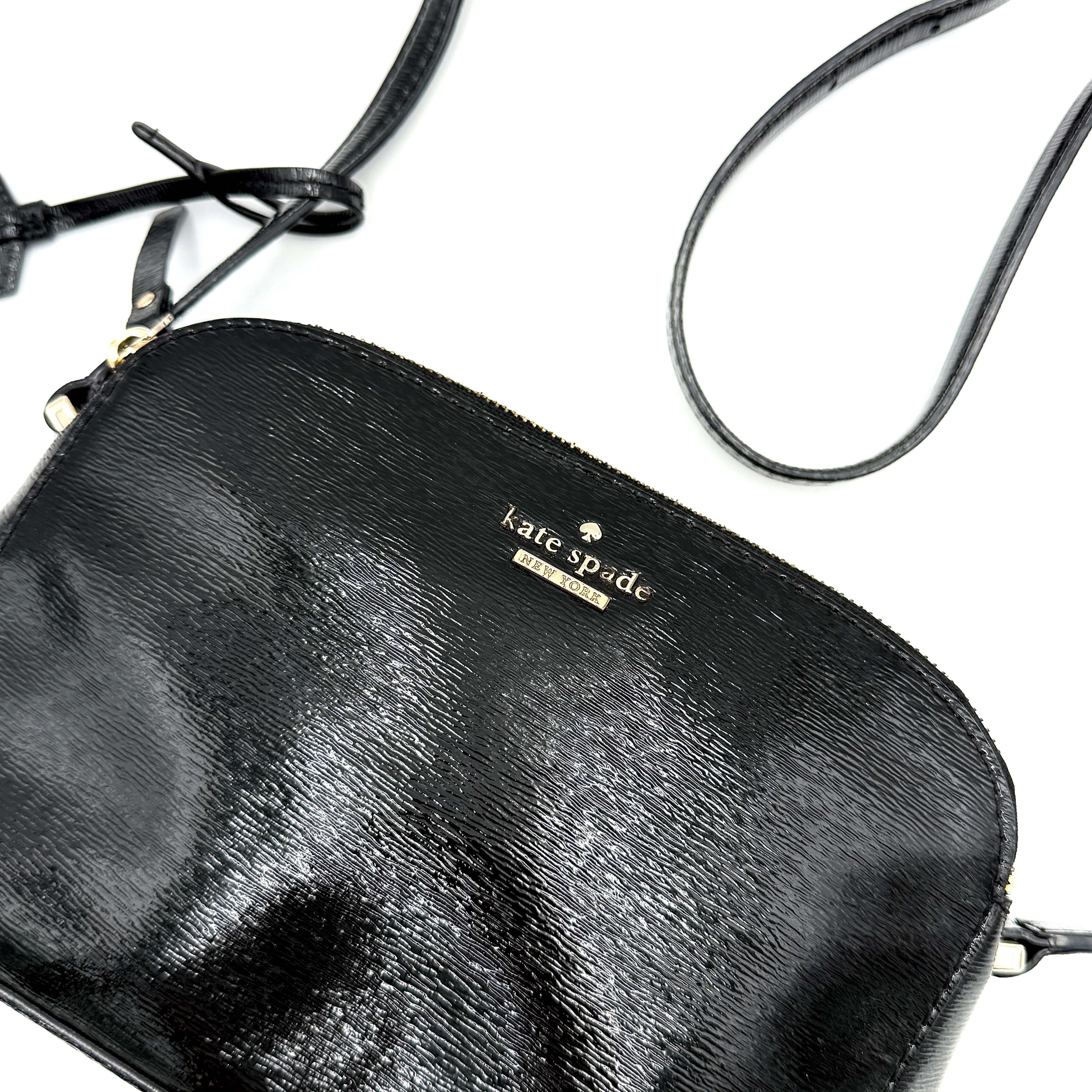 Kate Spade Cedar Street Double Zip Mandy Crossbody Bag Black