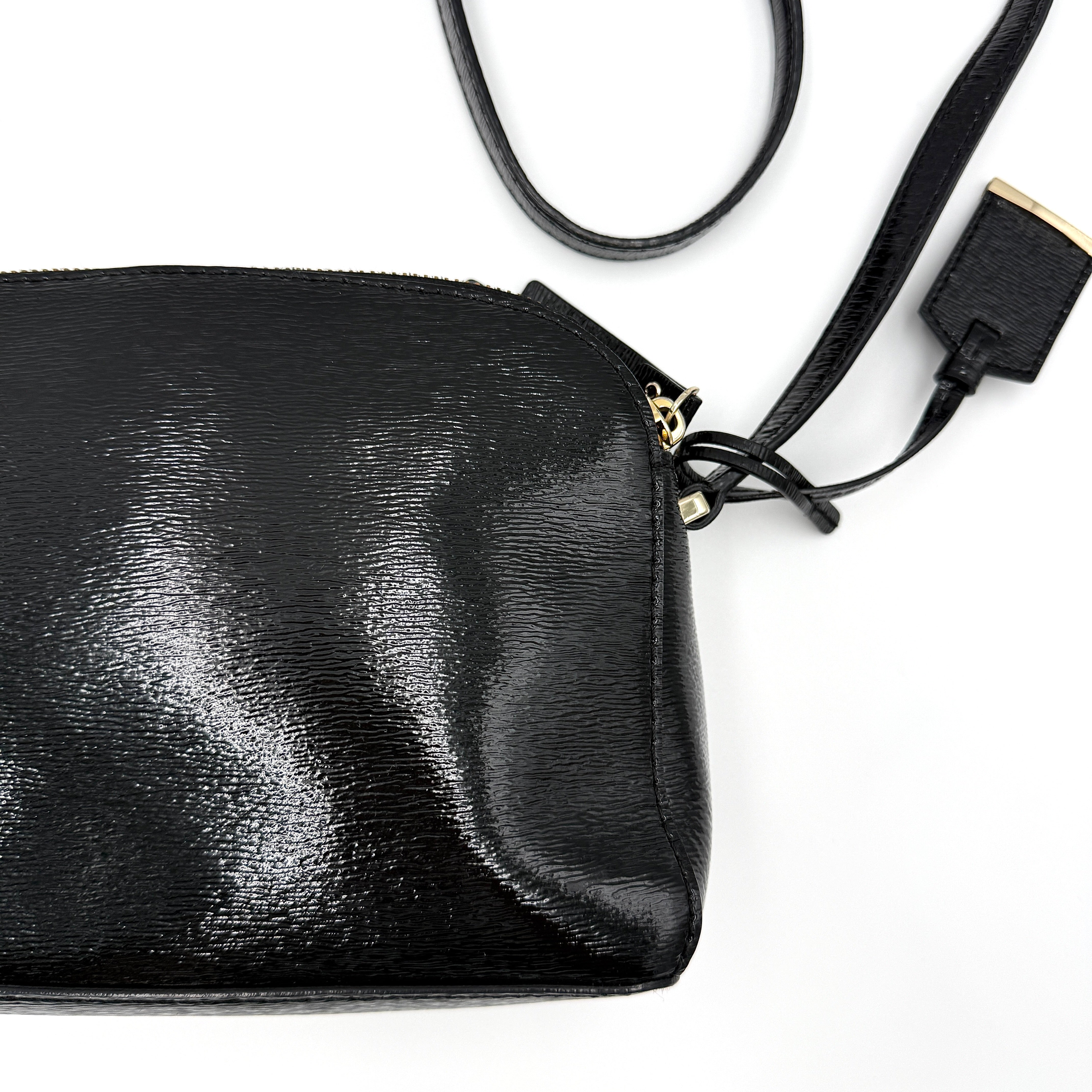 Kate Spade Cedar Street Double Zip Mandy Crossbody Bag Black