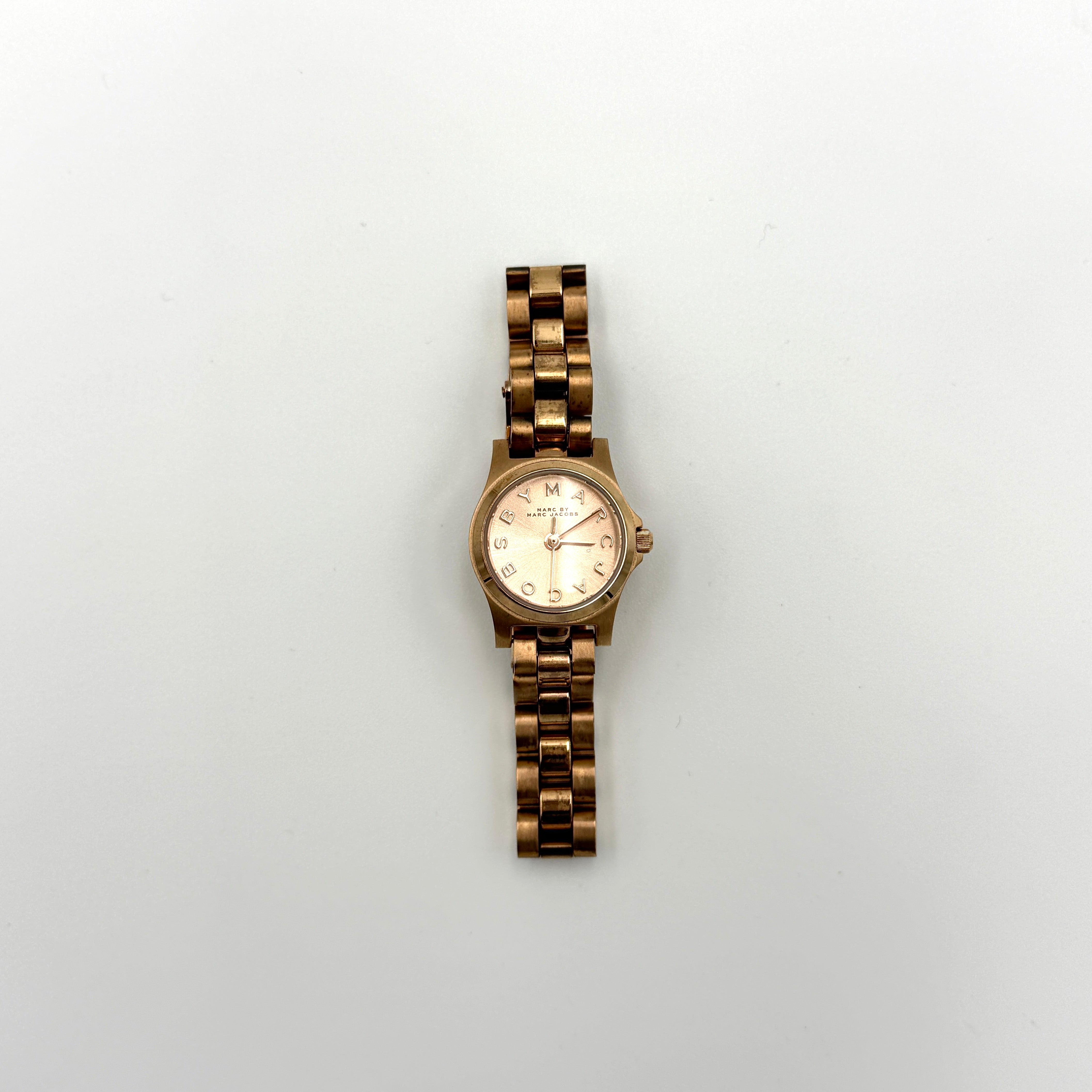 Marc Jacobs Henry Dinky Rose Gold Dial Gold Watch