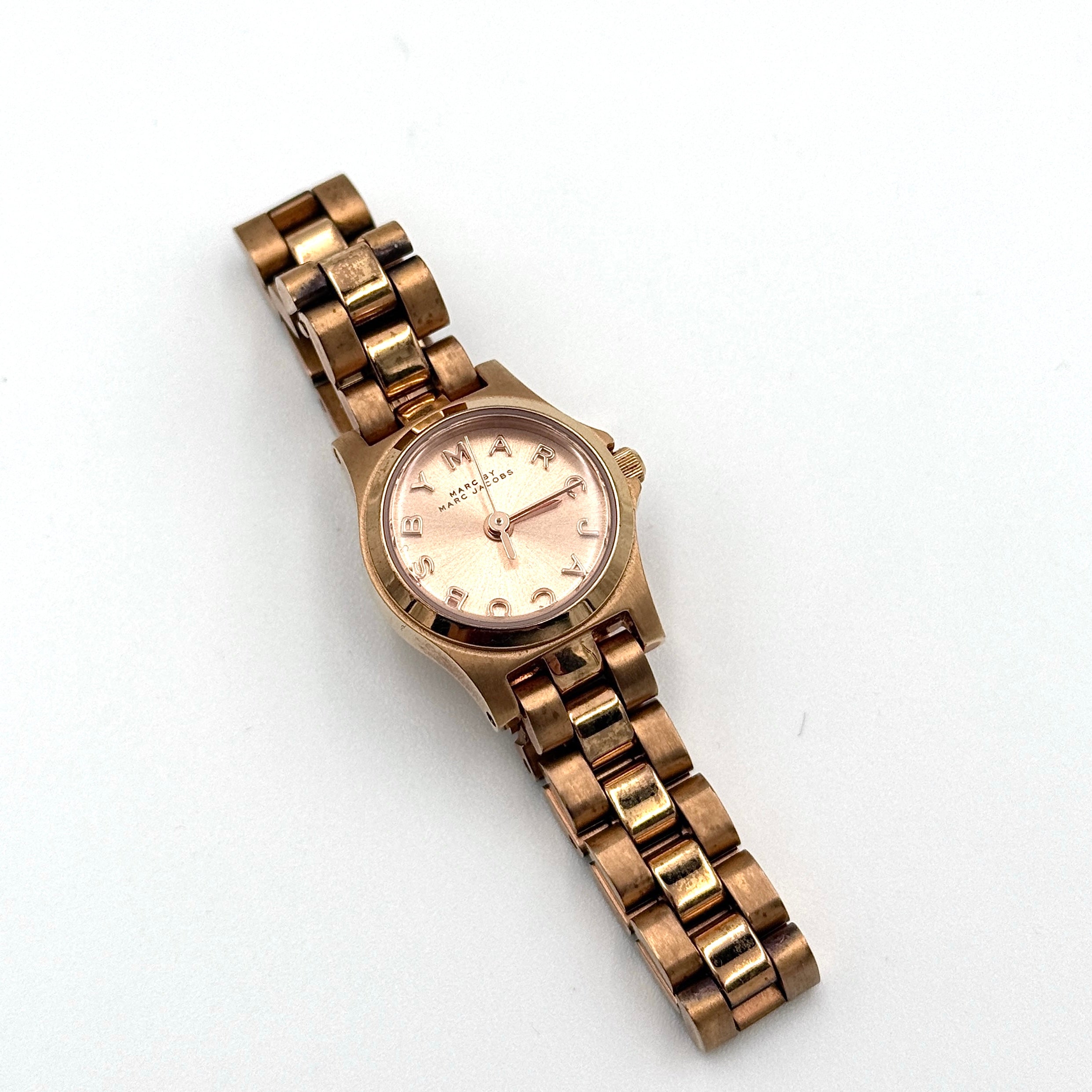Marc Jacobs Henry Dinky Rose Gold Dial Gold Watch