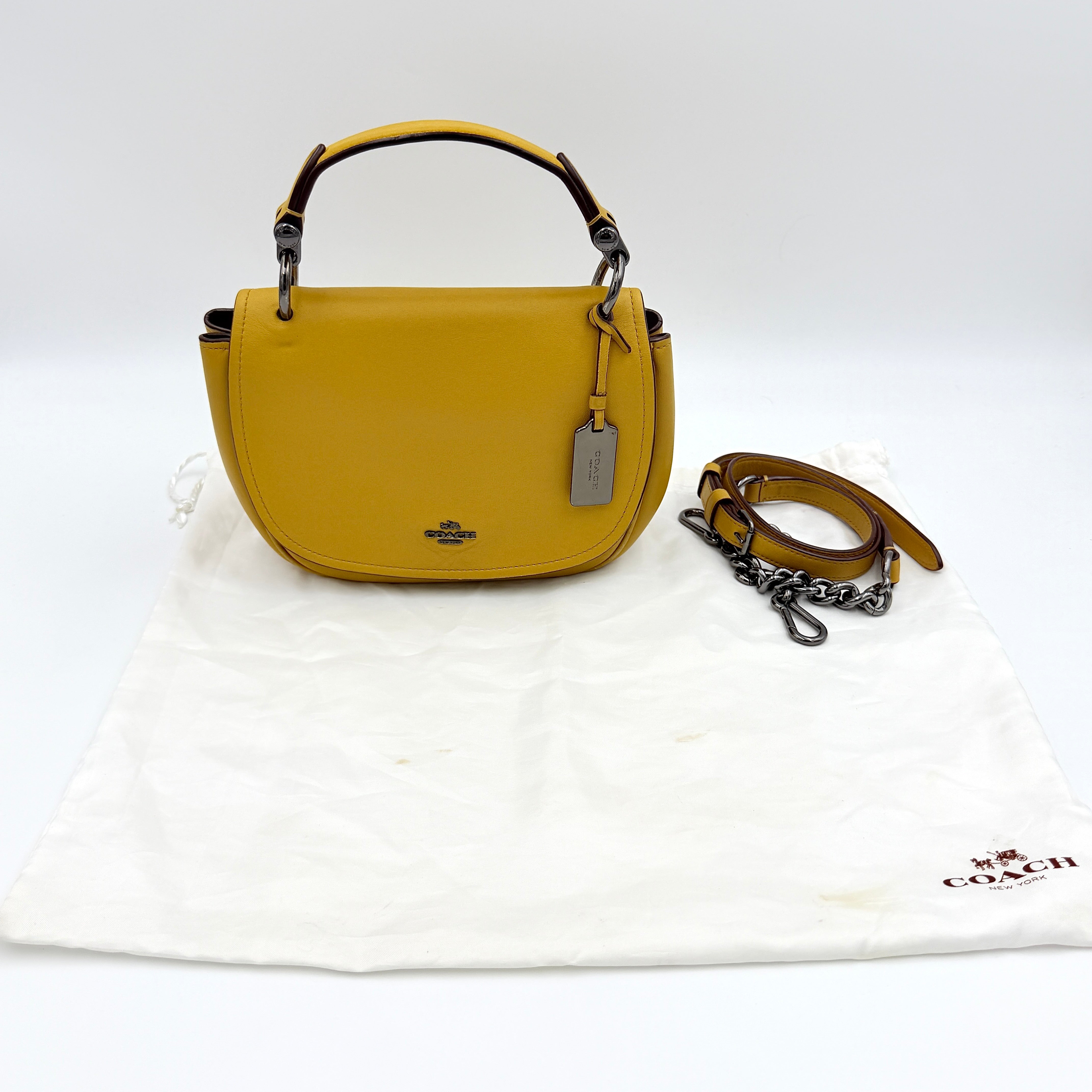 Coach 2Way Nomad Handbag Yellow