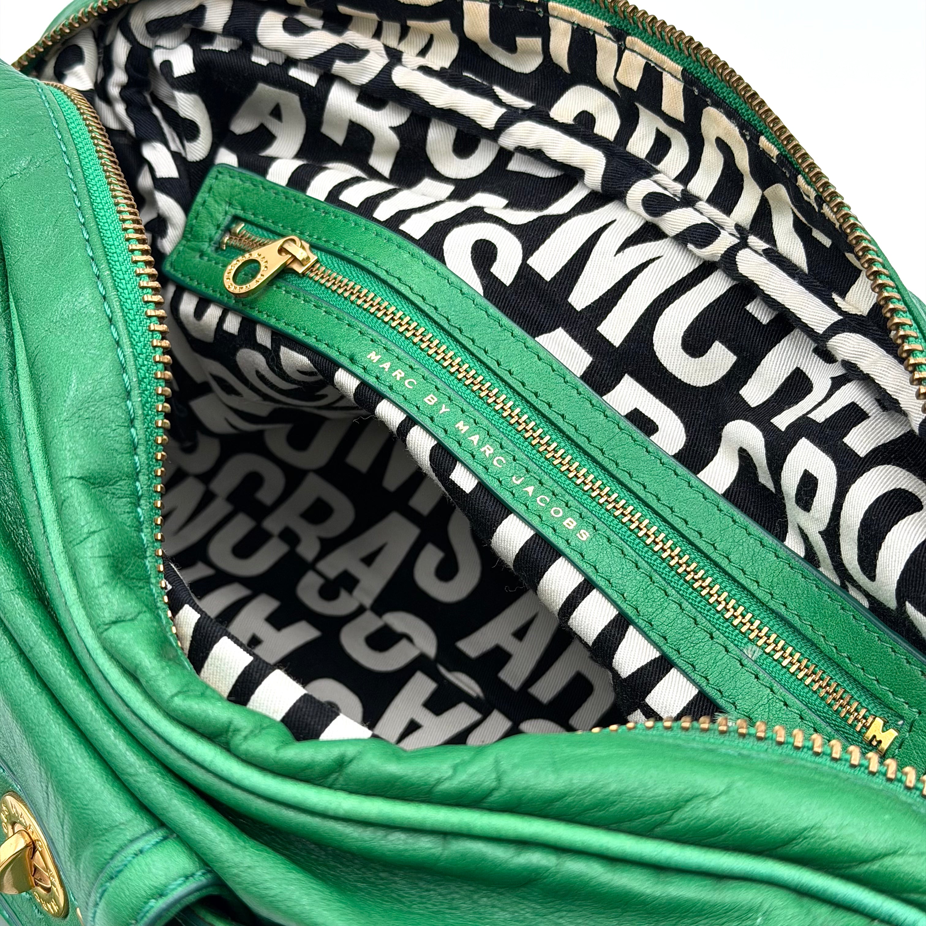 Marc Jacobs Turnlock Shoulder Bag Green