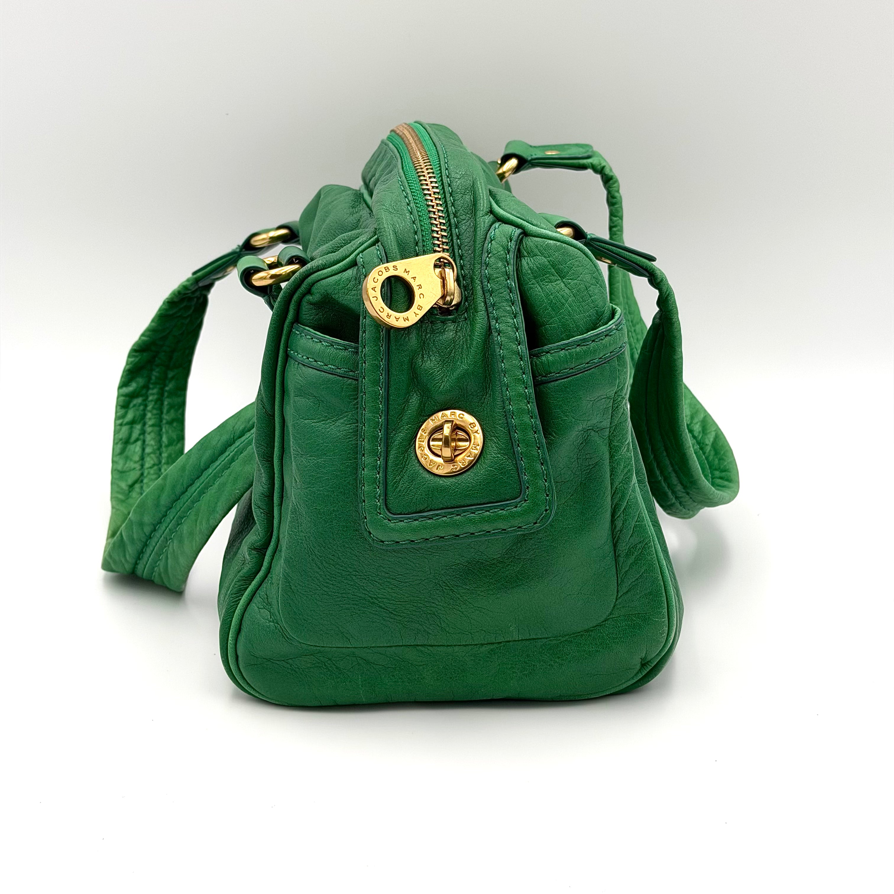 Marc Jacobs Turnlock Shoulder Bag Green