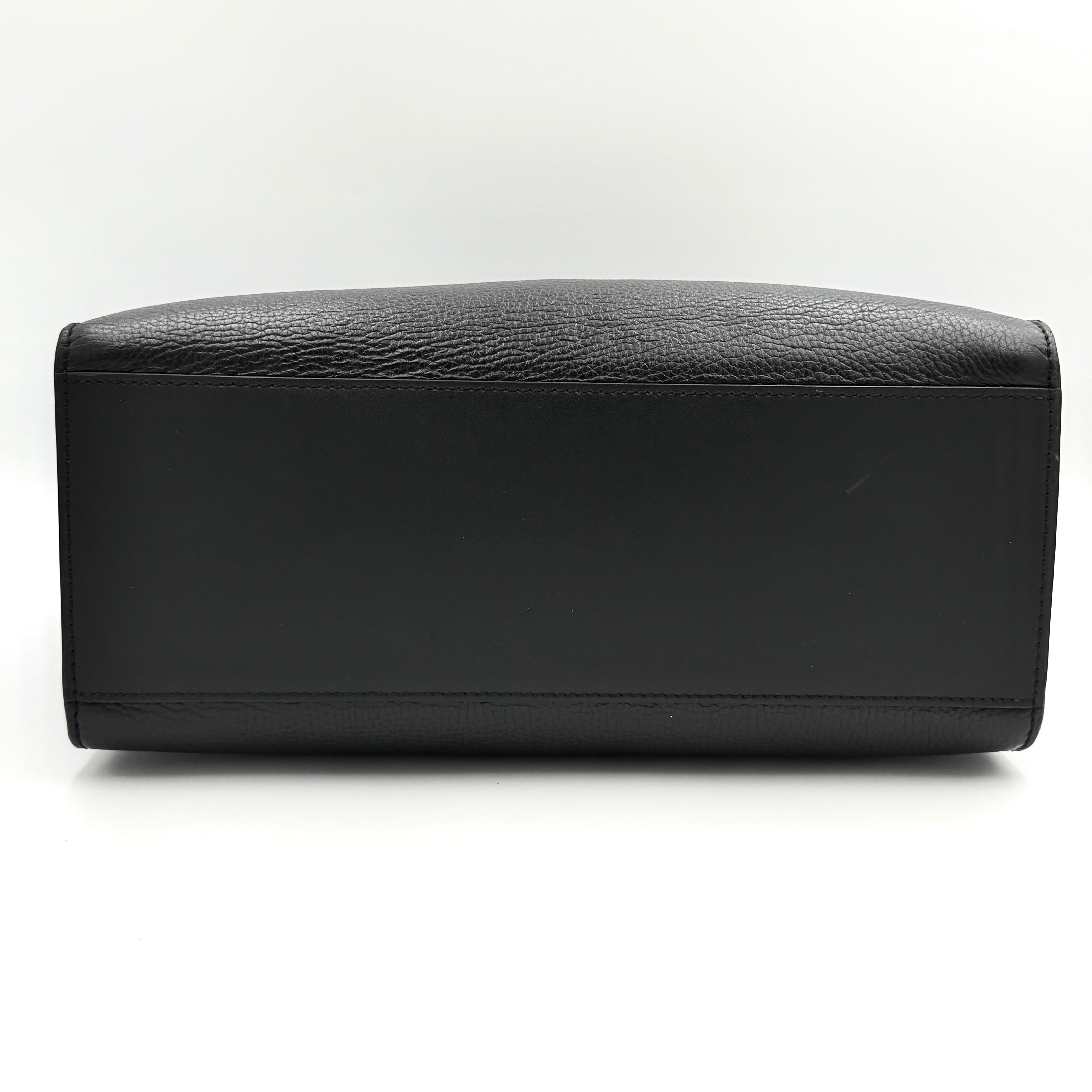 Furla Afrodite Leather Nero Tote Bag Black