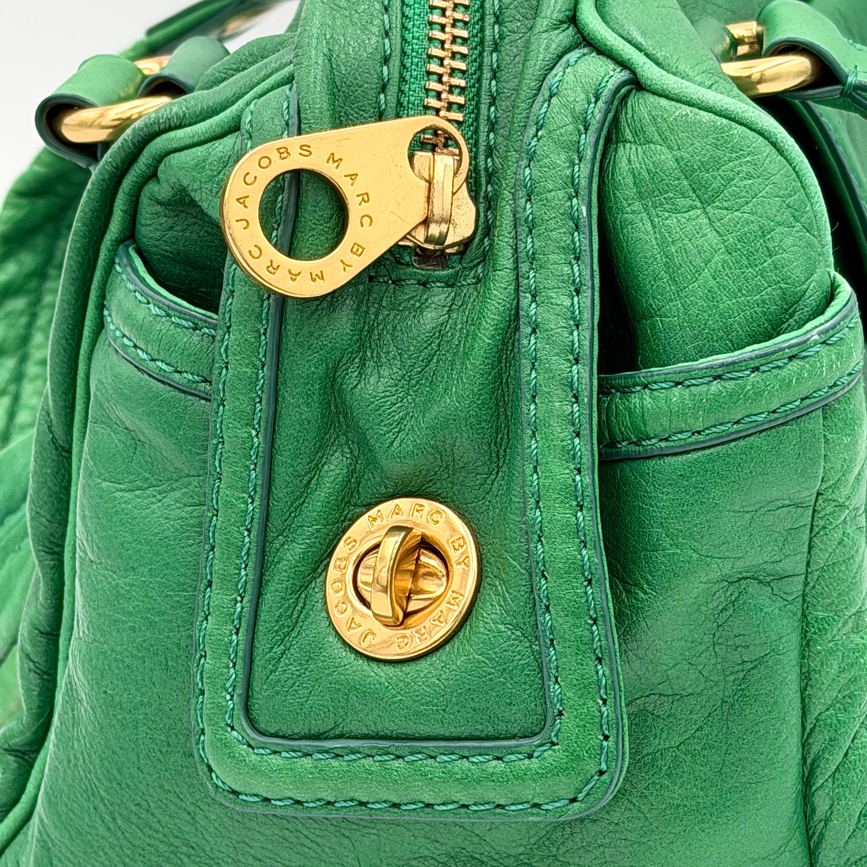 Marc Jacobs Turnlock Shoulder Bag Green