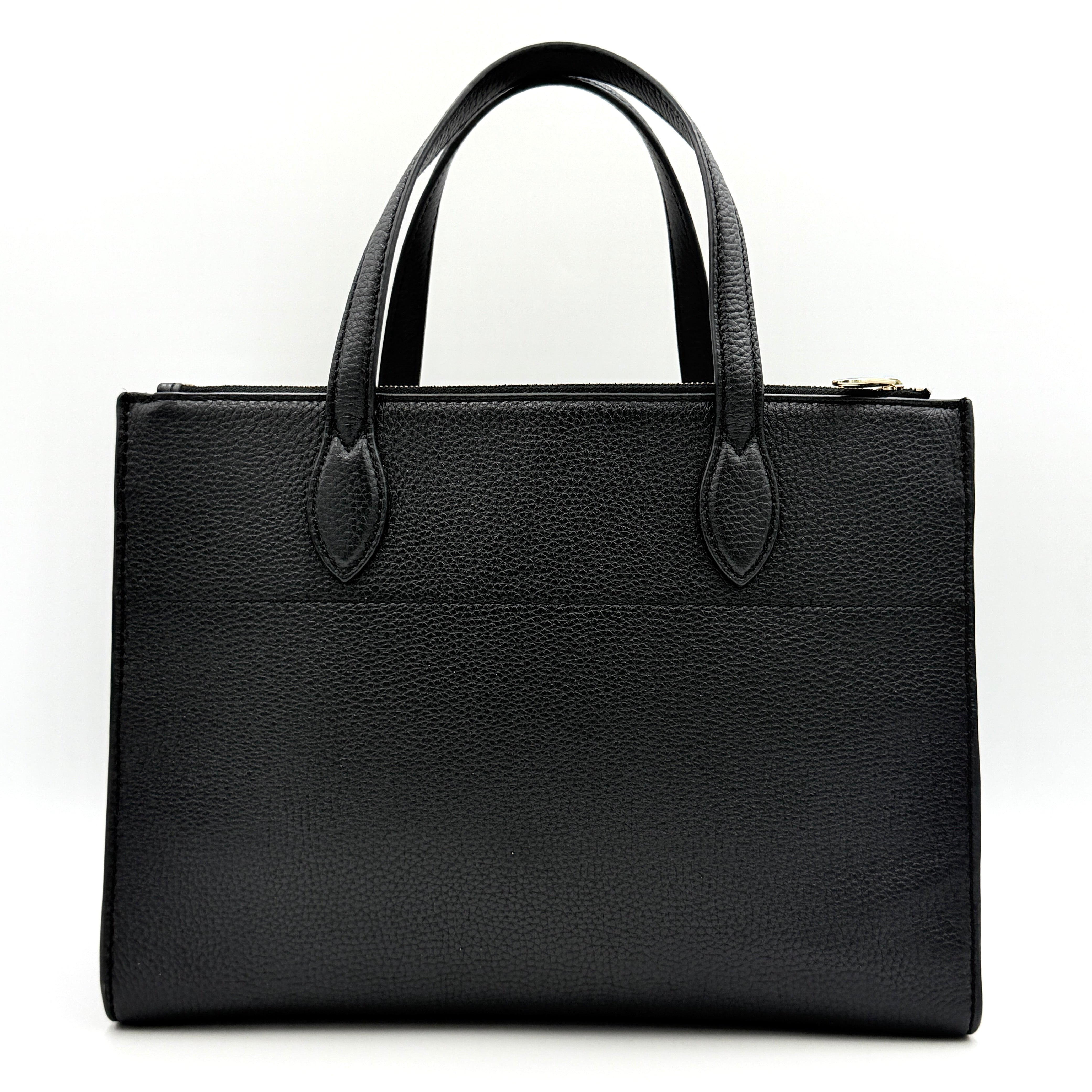 Furla Afrodite Leather Nero Tote Bag Black