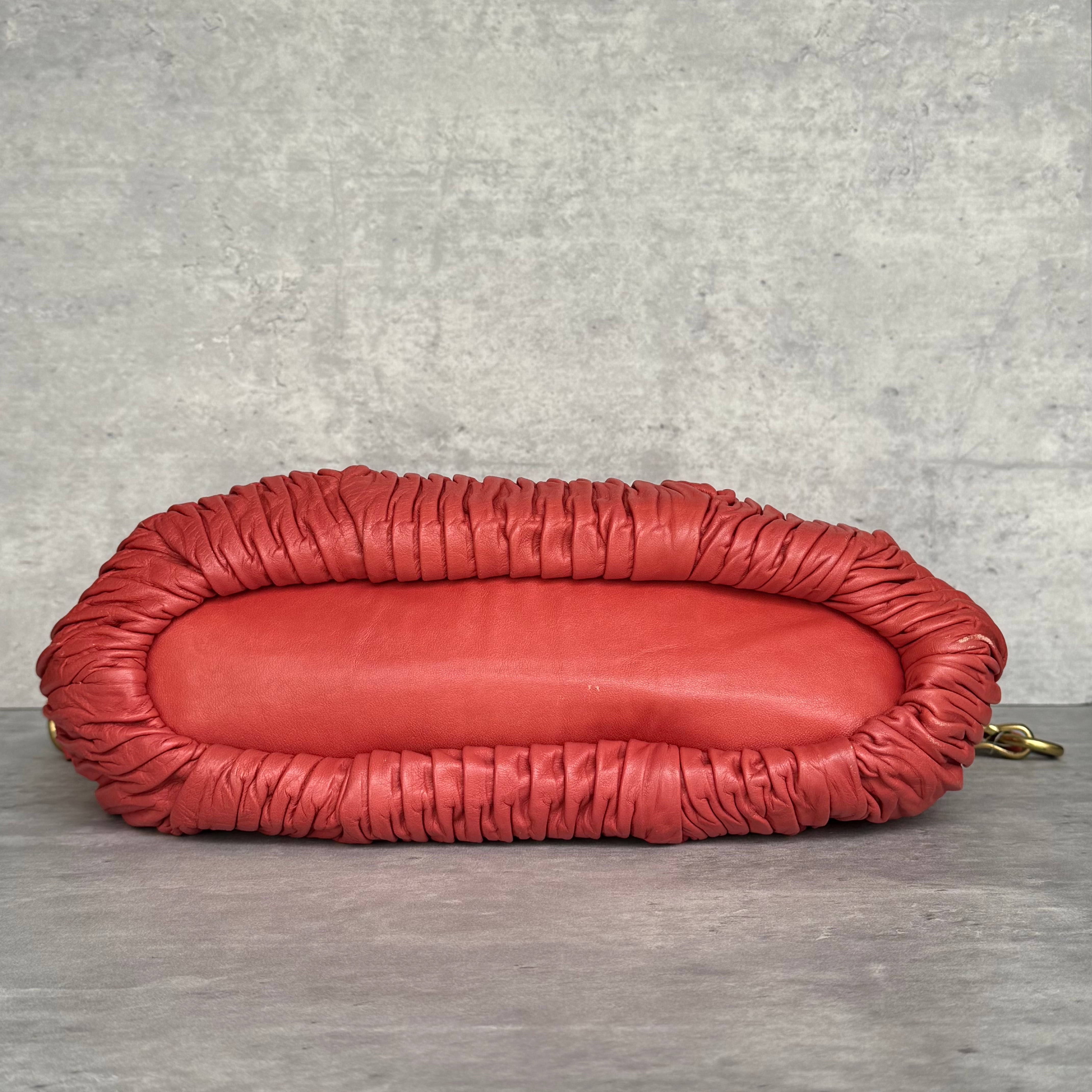 Coach 2Way Signature Madison Shoulder Bag Red