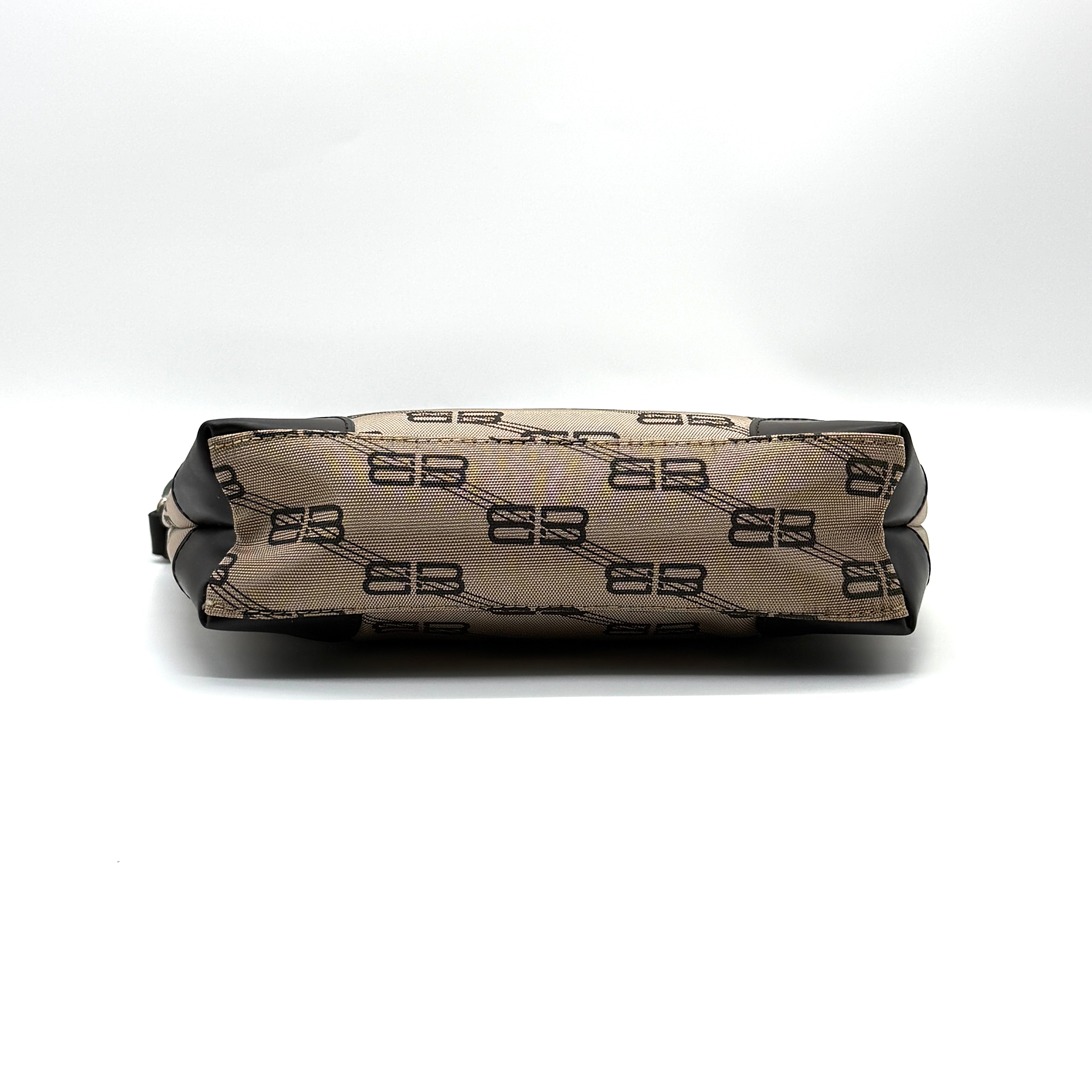 Balenciaga BB Print Shoulder Bag Brown/Black