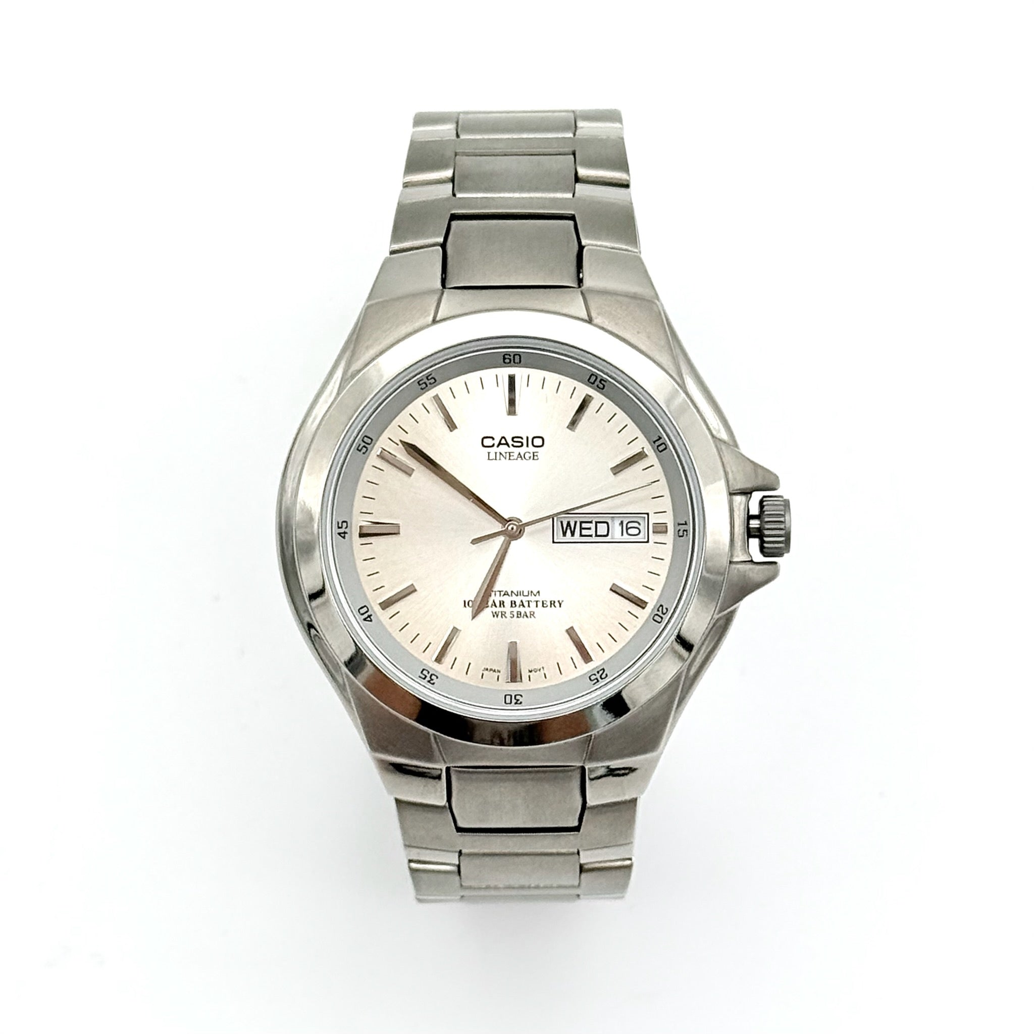 Casio Lineage Titanium LIN-171J Watch Silver