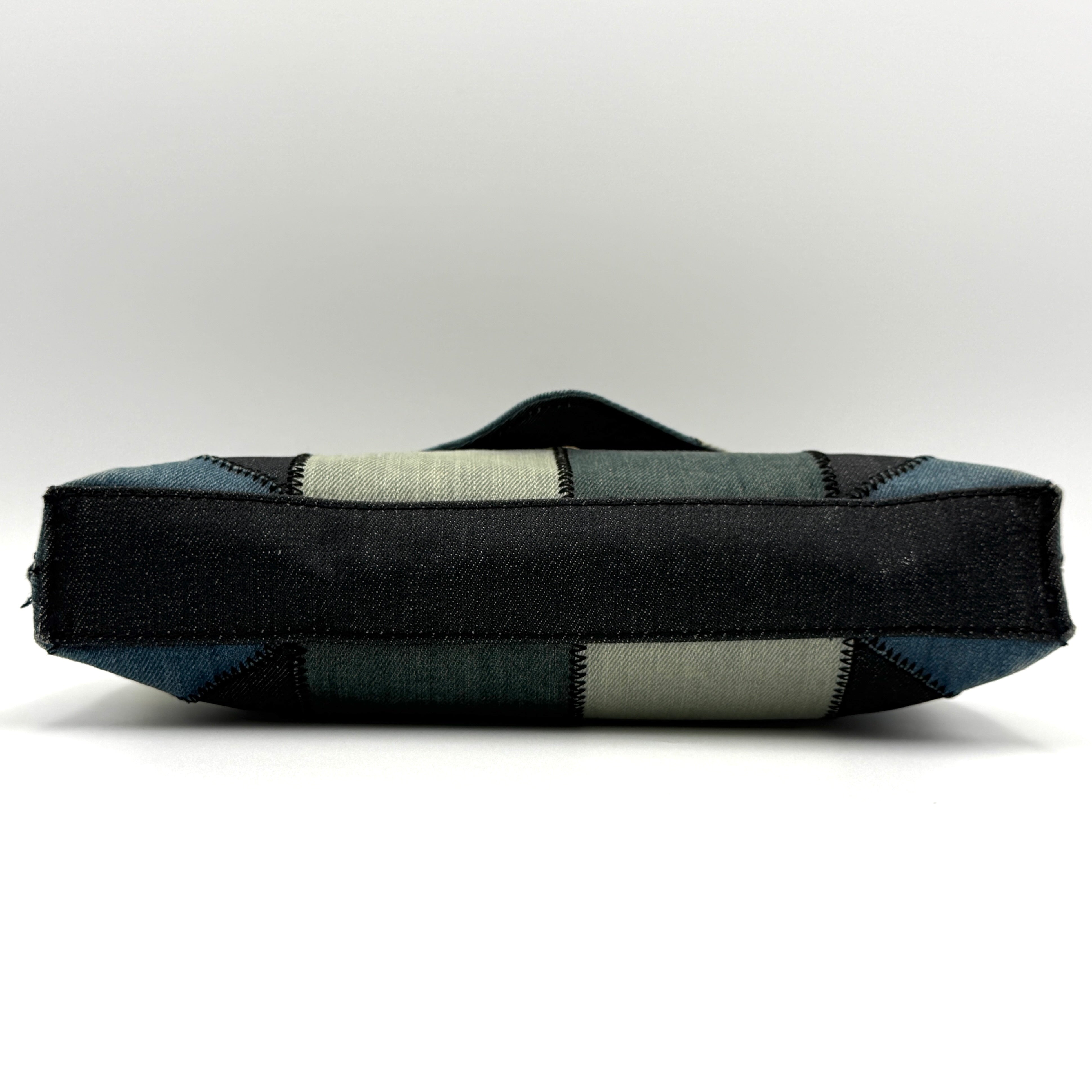 Diesel 2Way Denim Patchwork Shoulder Bag