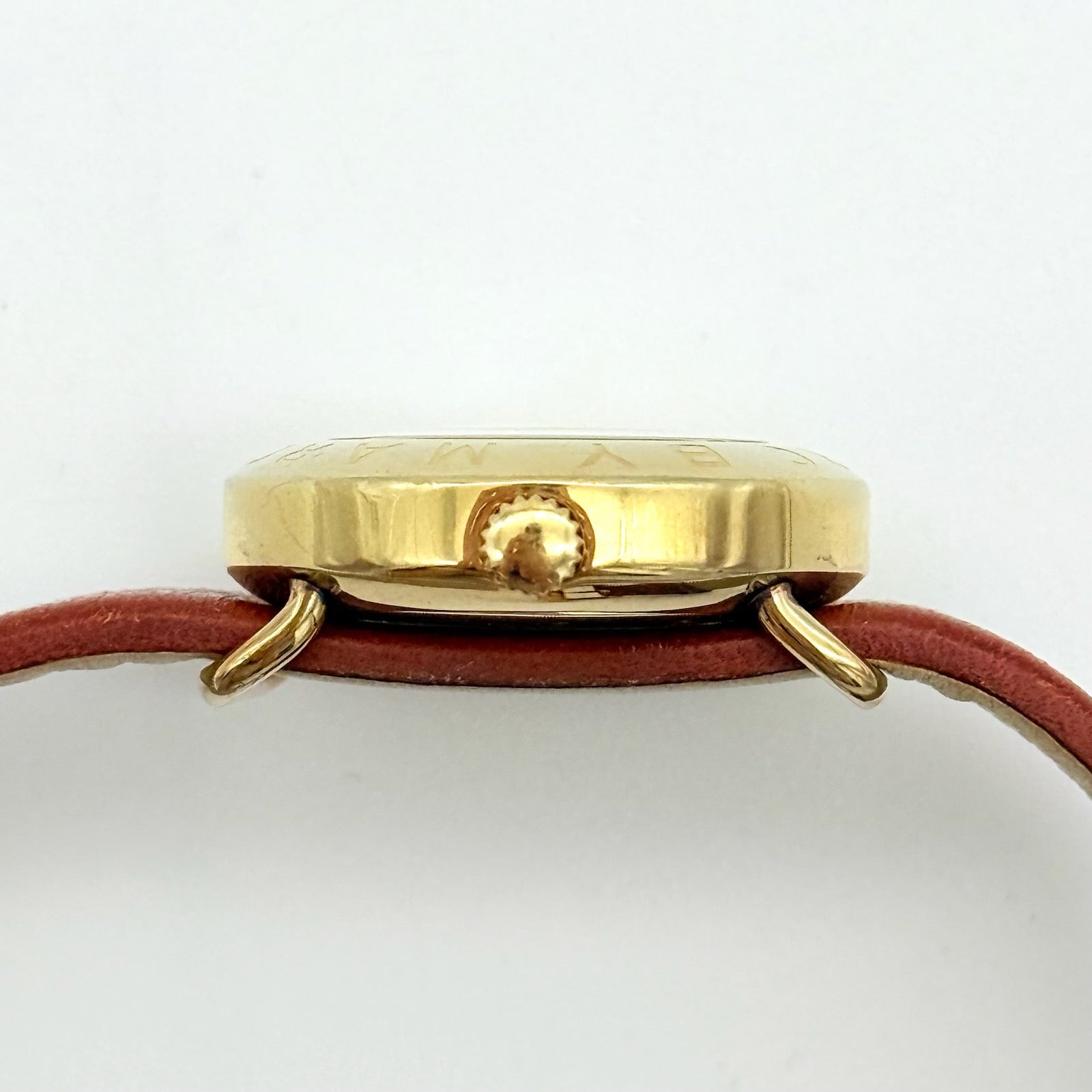 Marc by Marc Jacobs Amy White Dial Watch Gold/Brown