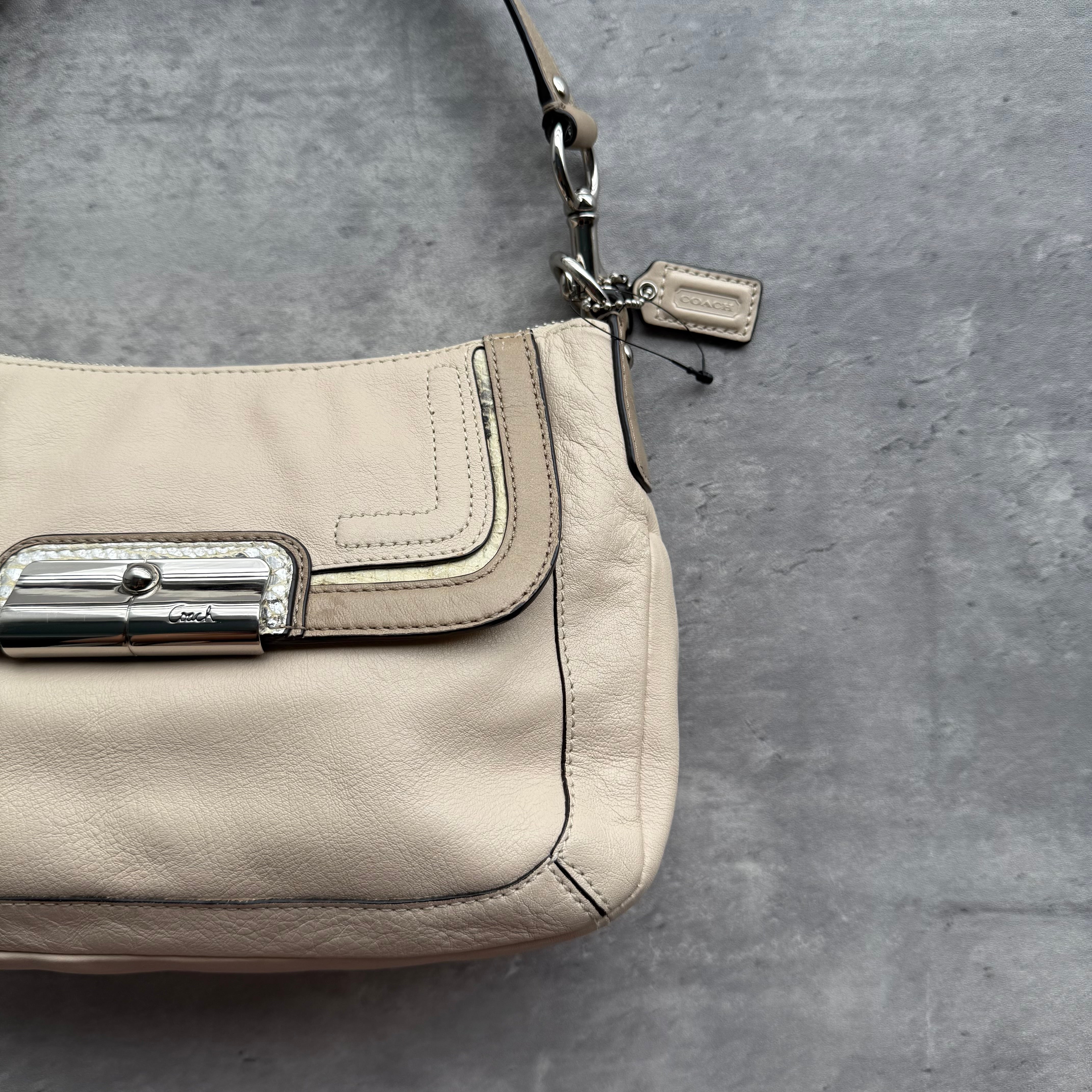 Coach Kristin Hobo ShoulderBag Cream