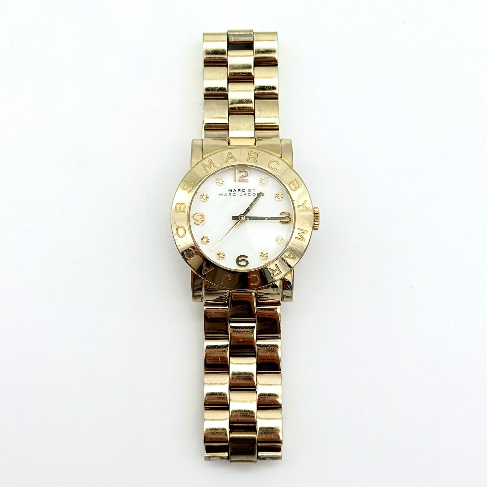 Marc by Marc Jacobs Amy MBM3056 Stainless Steel Watch Gold
