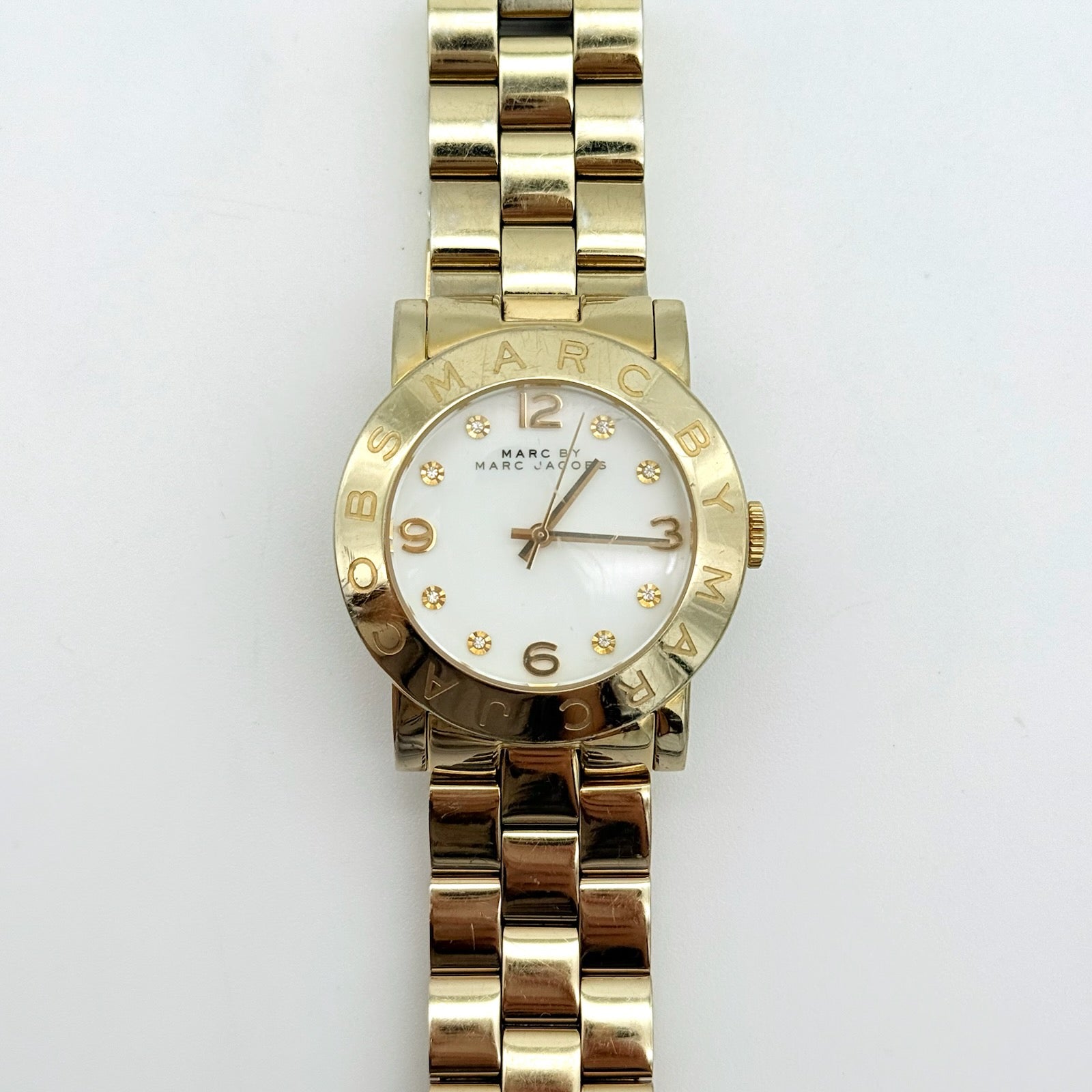 Marc by Marc Jacobs Amy MBM3056 Stainless Steel Watch Gold