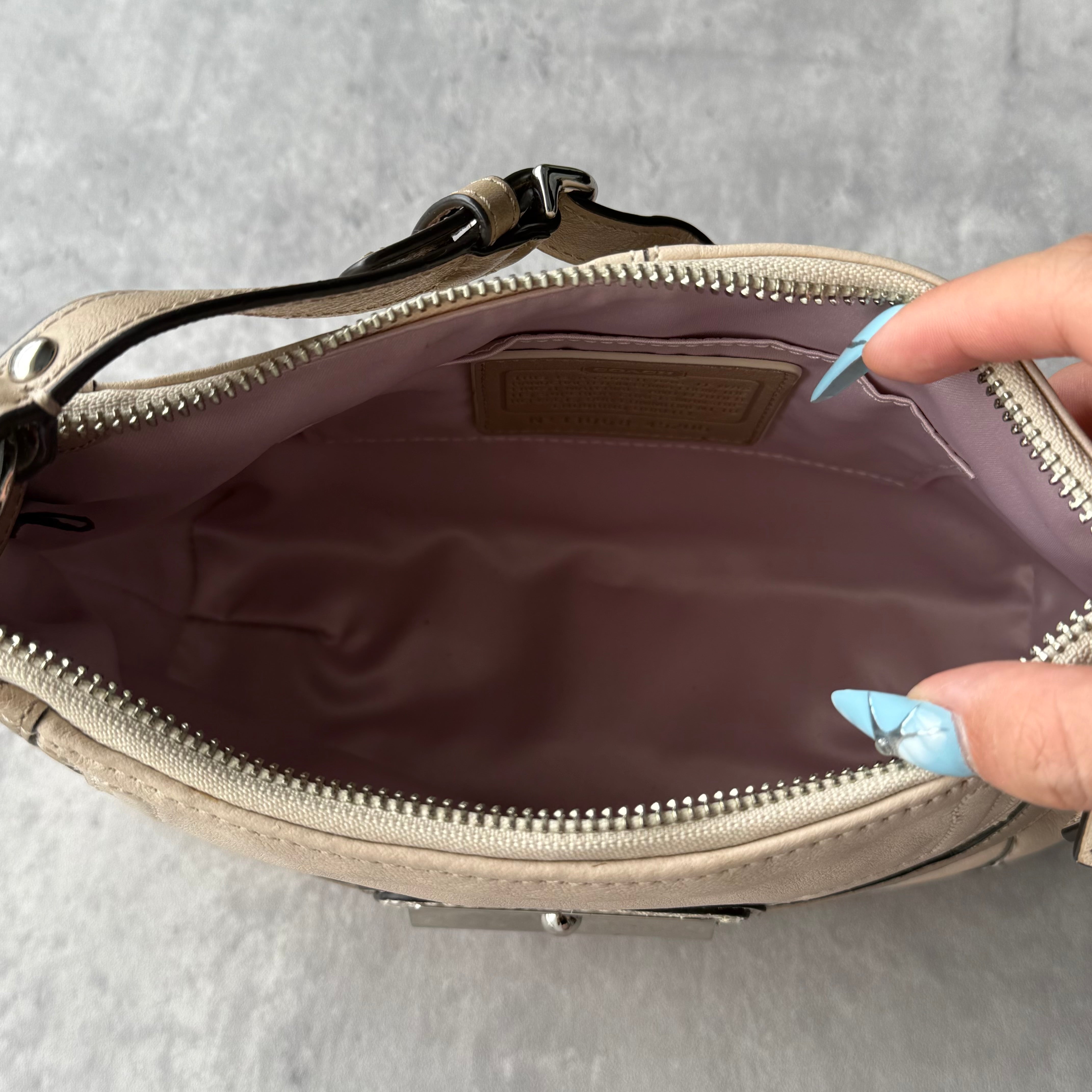 Coach Kristin Hobo ShoulderBag Cream