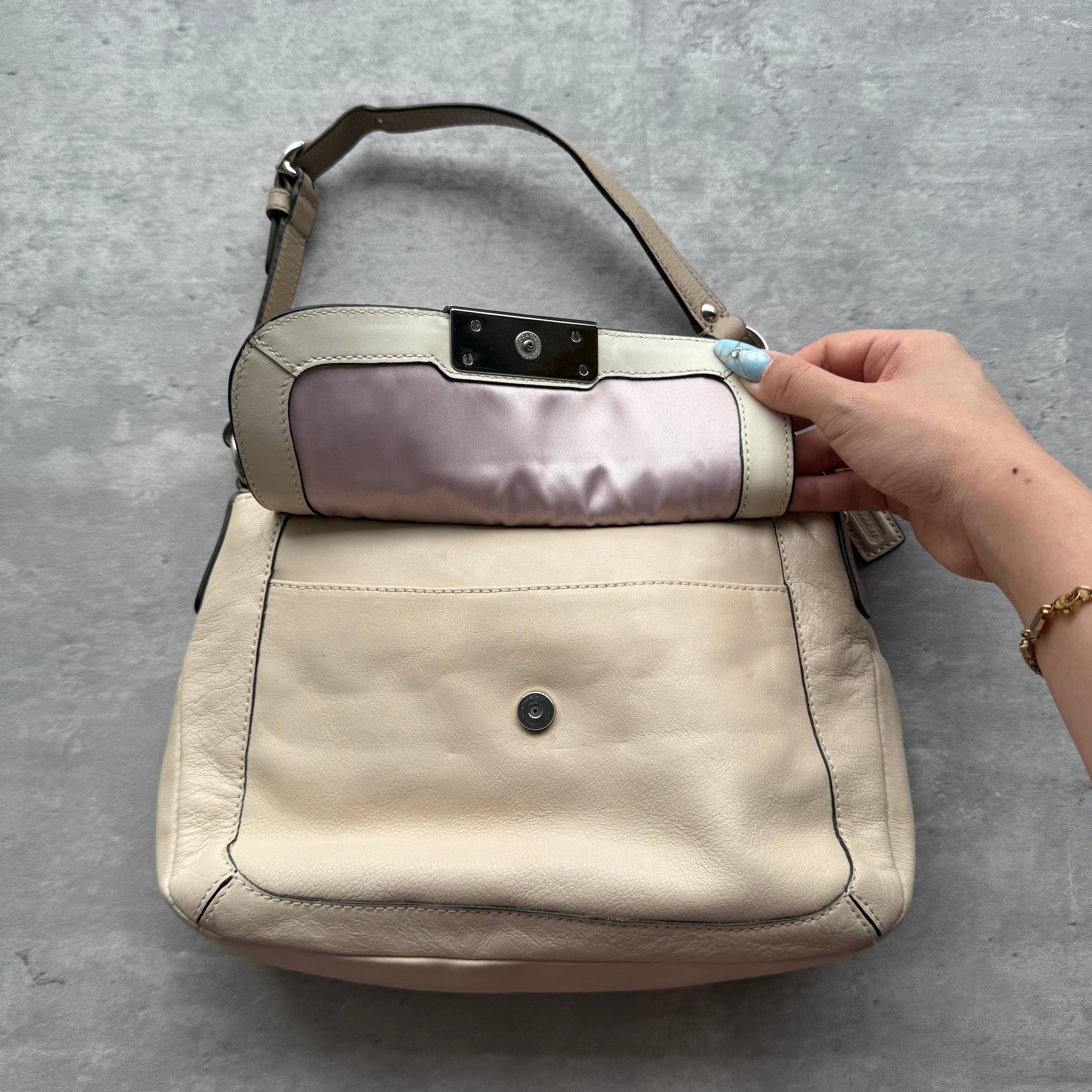 Coach Kristin Hobo ShoulderBag Cream